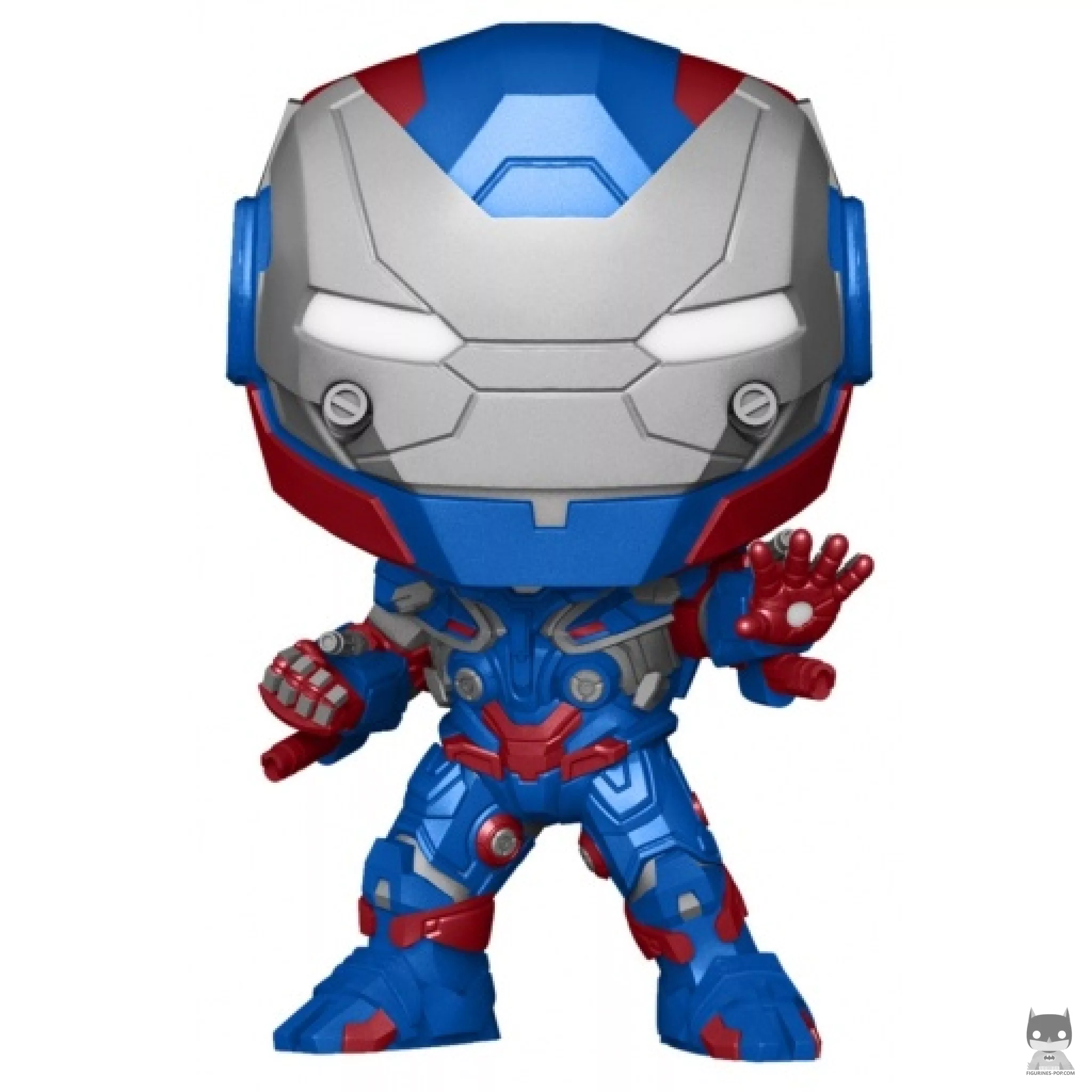 Iron Patriot (Metallic) Funko Pop! figure (Marvel Comics)