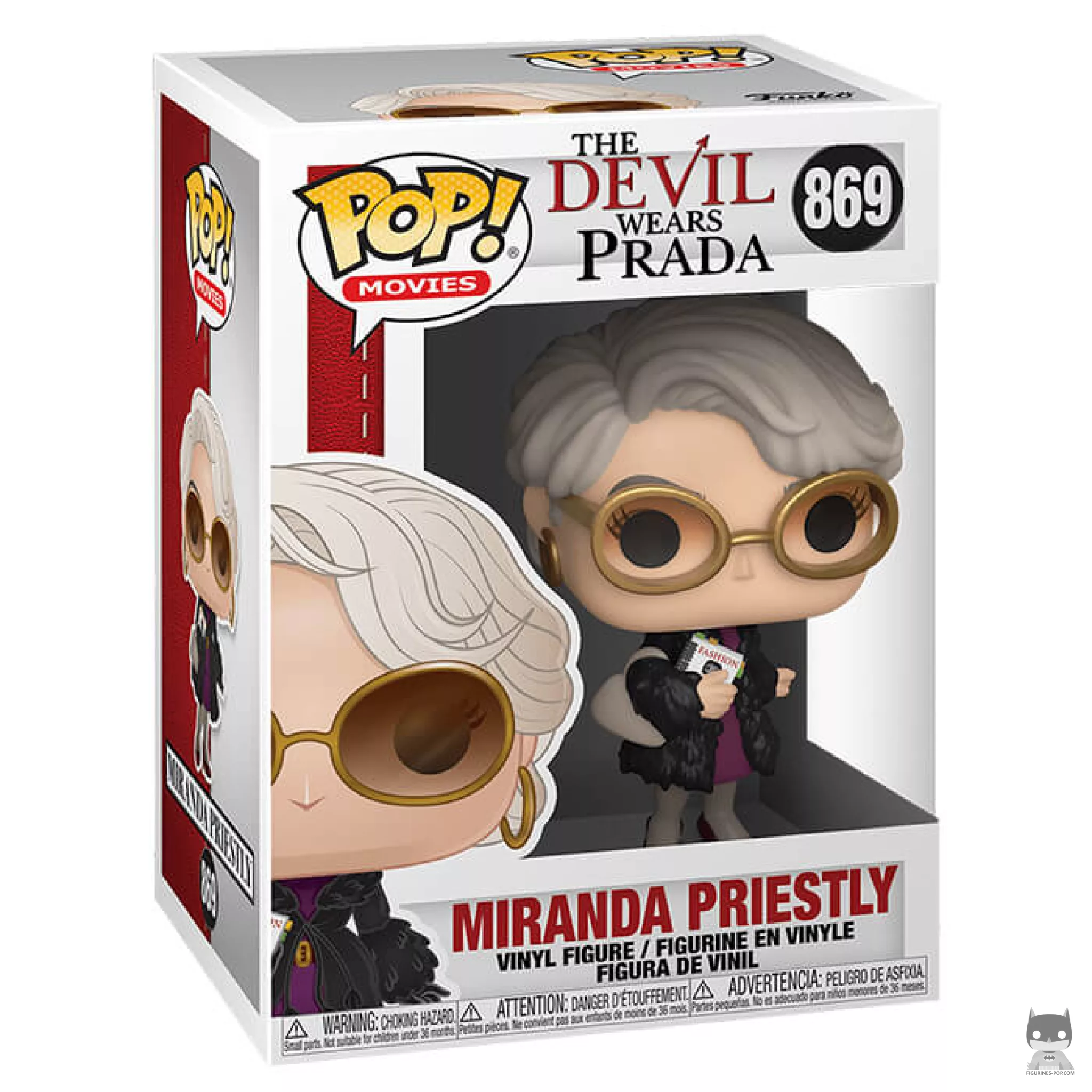 Miranda Priestly Funko Pop! figure in its box
