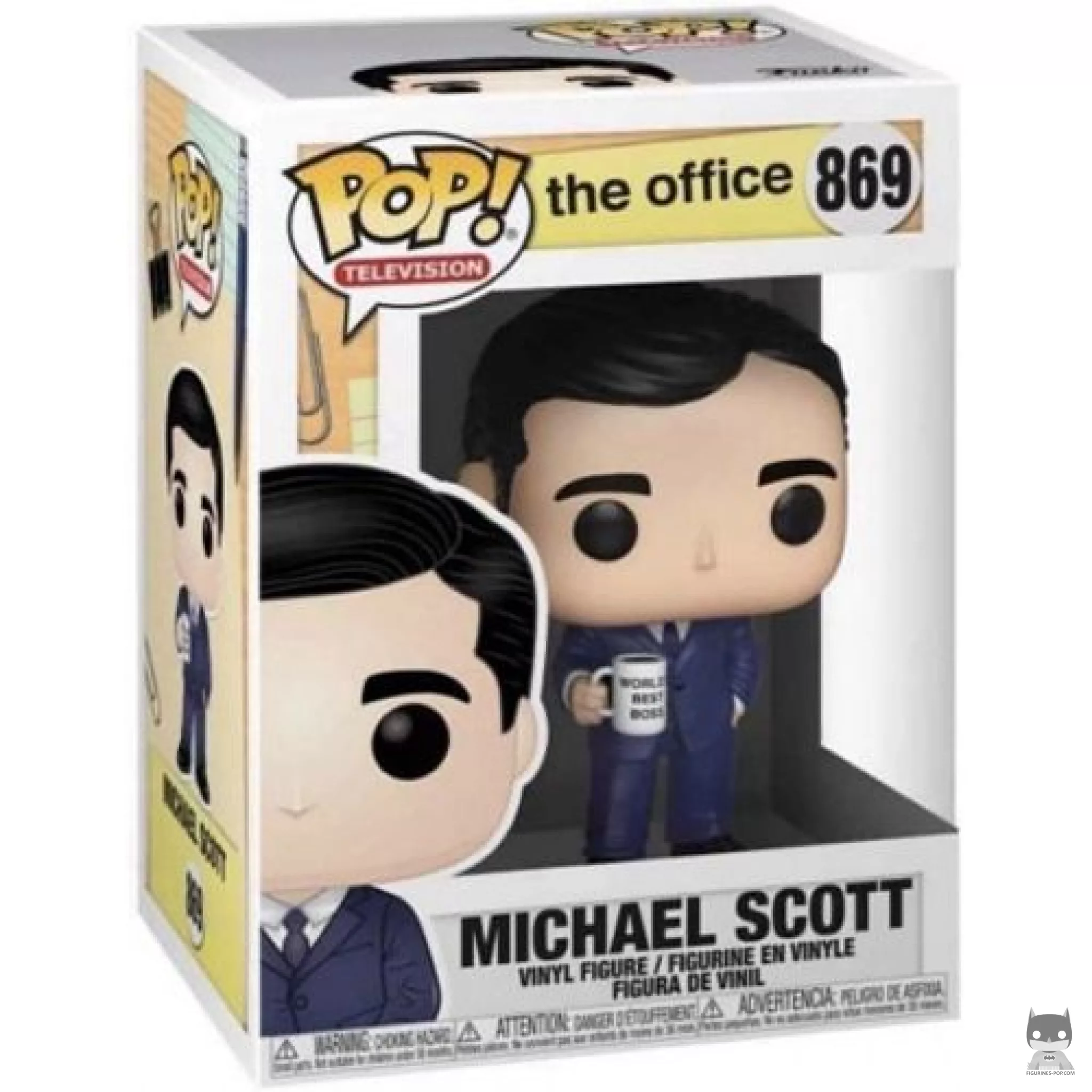 Michael Scott Funko Pop! figure in its box