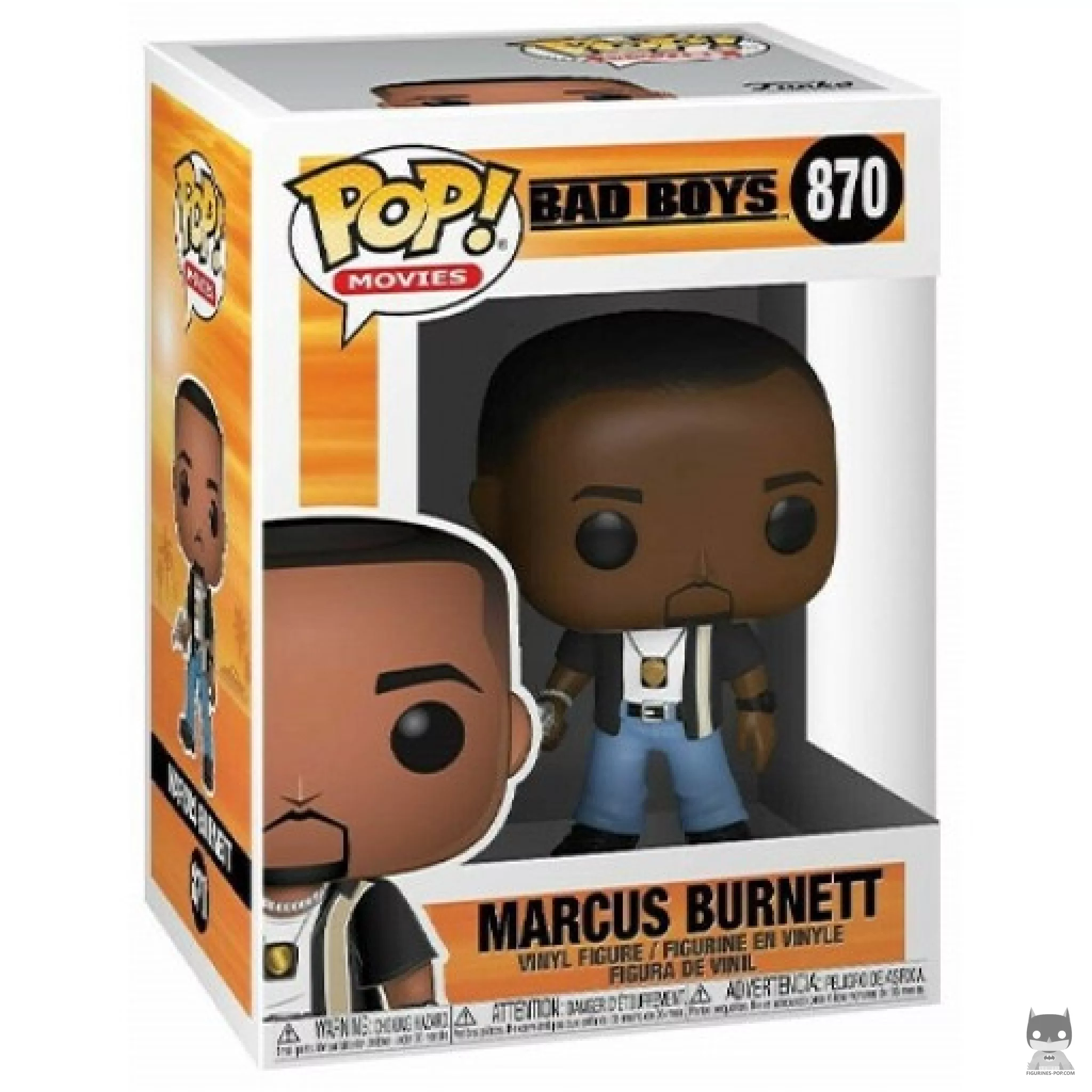 Marcus Burnett Funko Pop! figure in its box