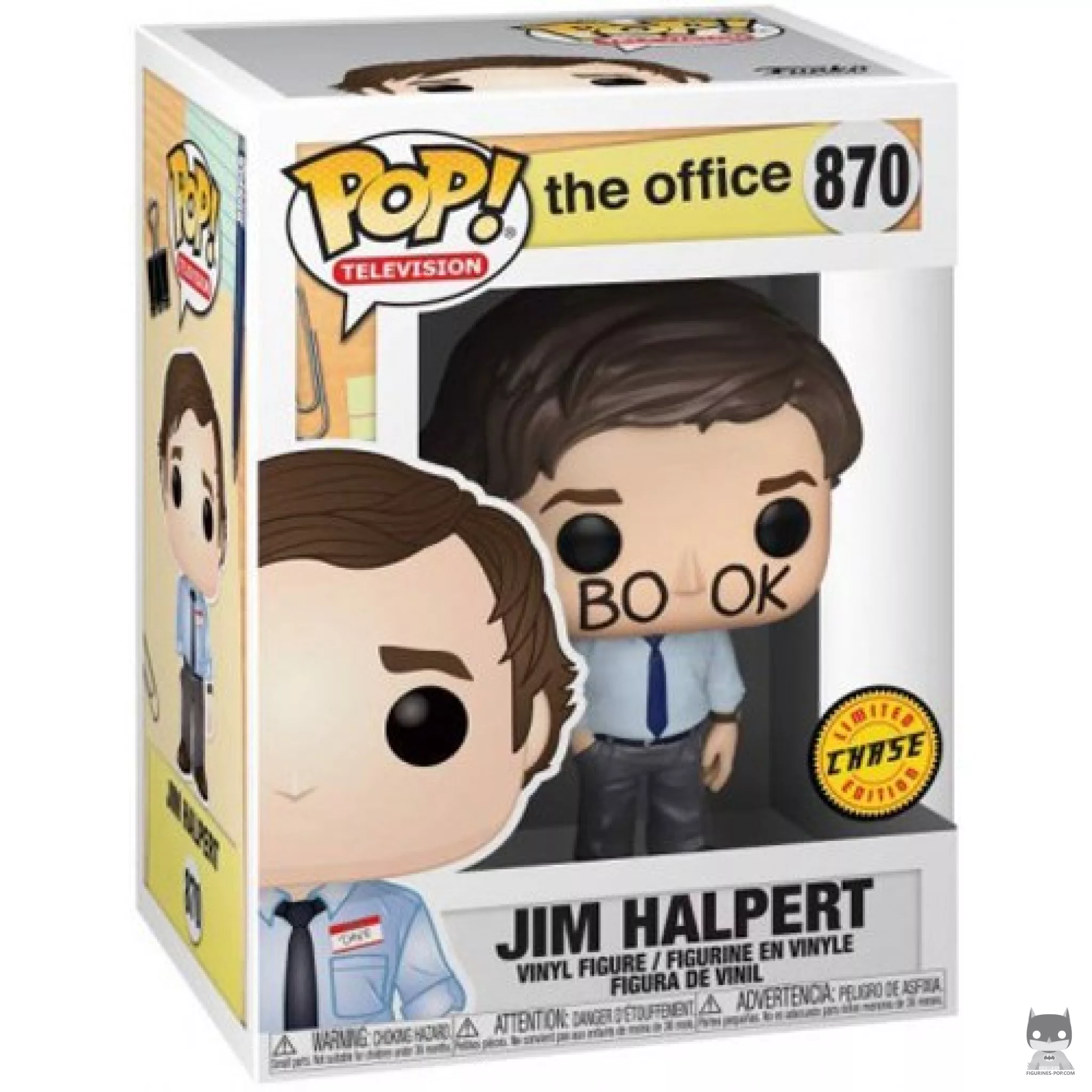 Jim Halpert (Chase) Funko Pop! figure in its box