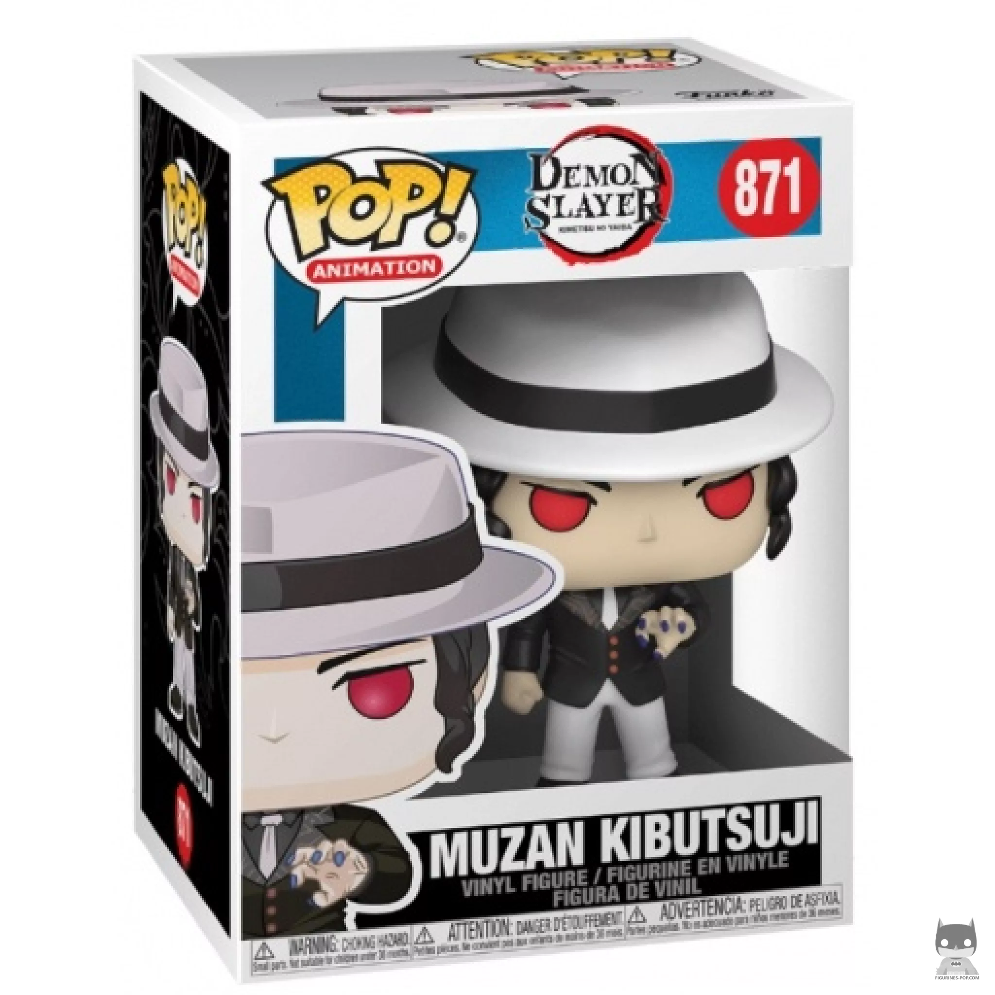 Muzan Kibutsuji Funko Pop! figure in its box