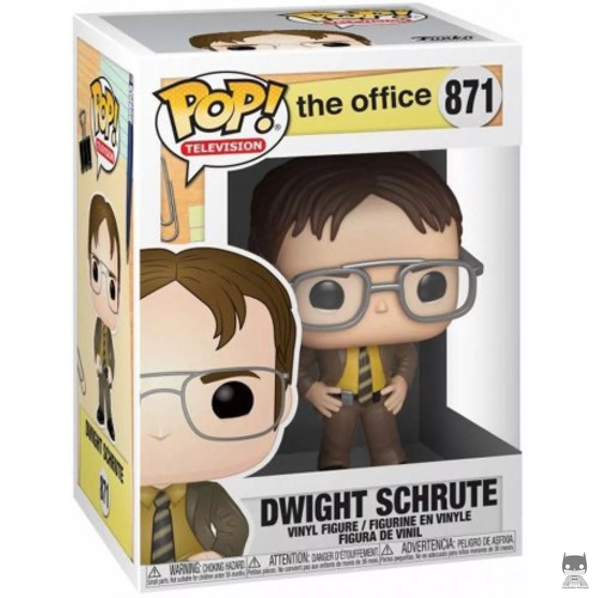 Dwight Schrute Funko Pop! figure in its box