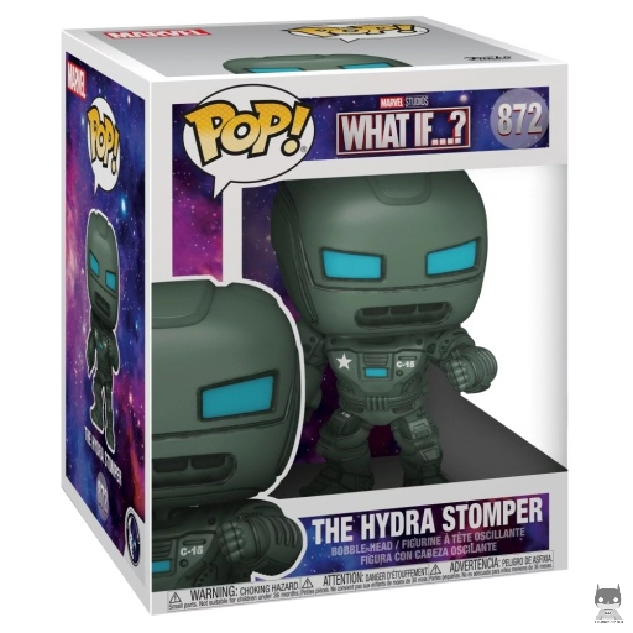 The Hydra Stomper (Supersized) Funko Pop! figure in its box