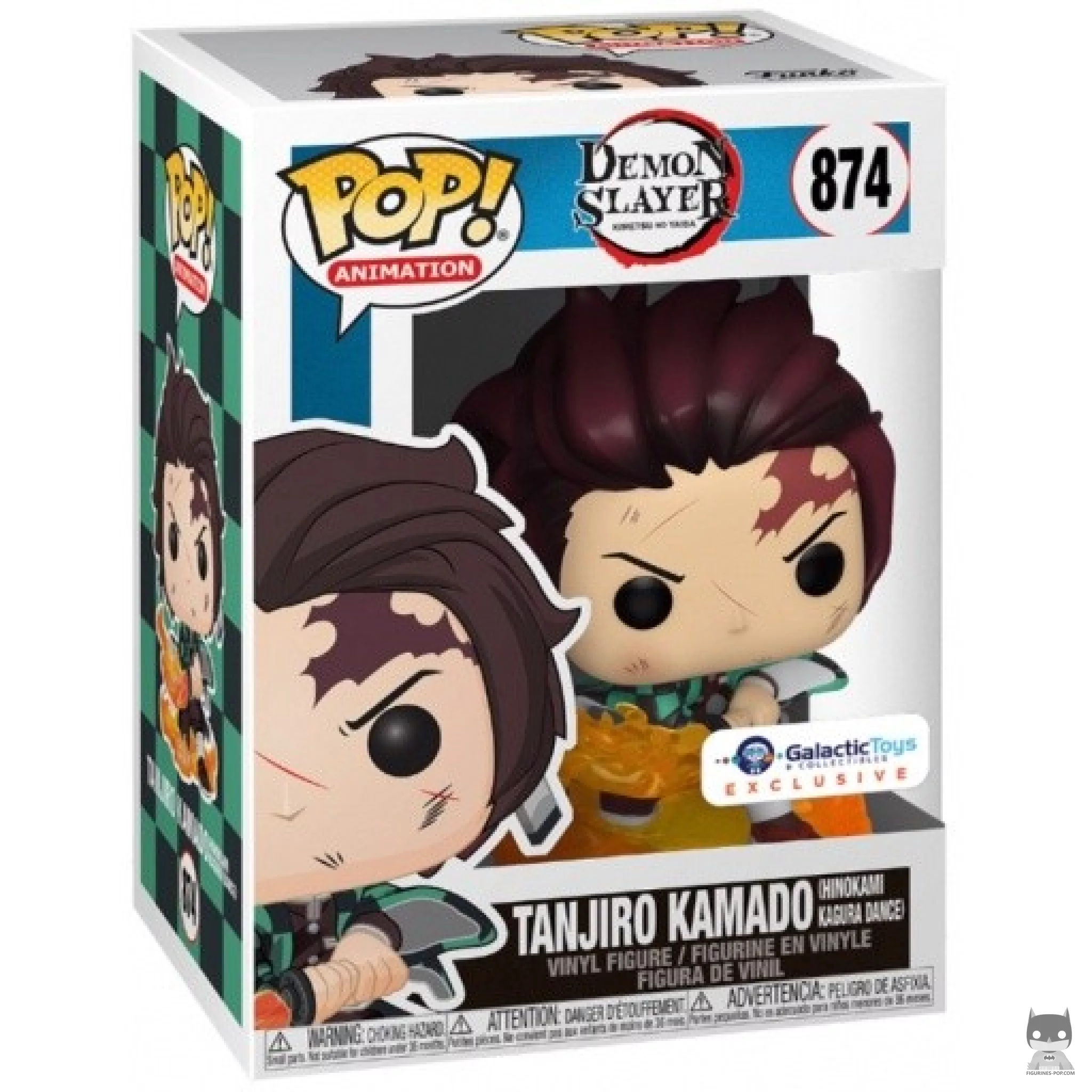 Tanjiro Kamado (Hinokami Kagura Dance) Funko Pop! figure in its box