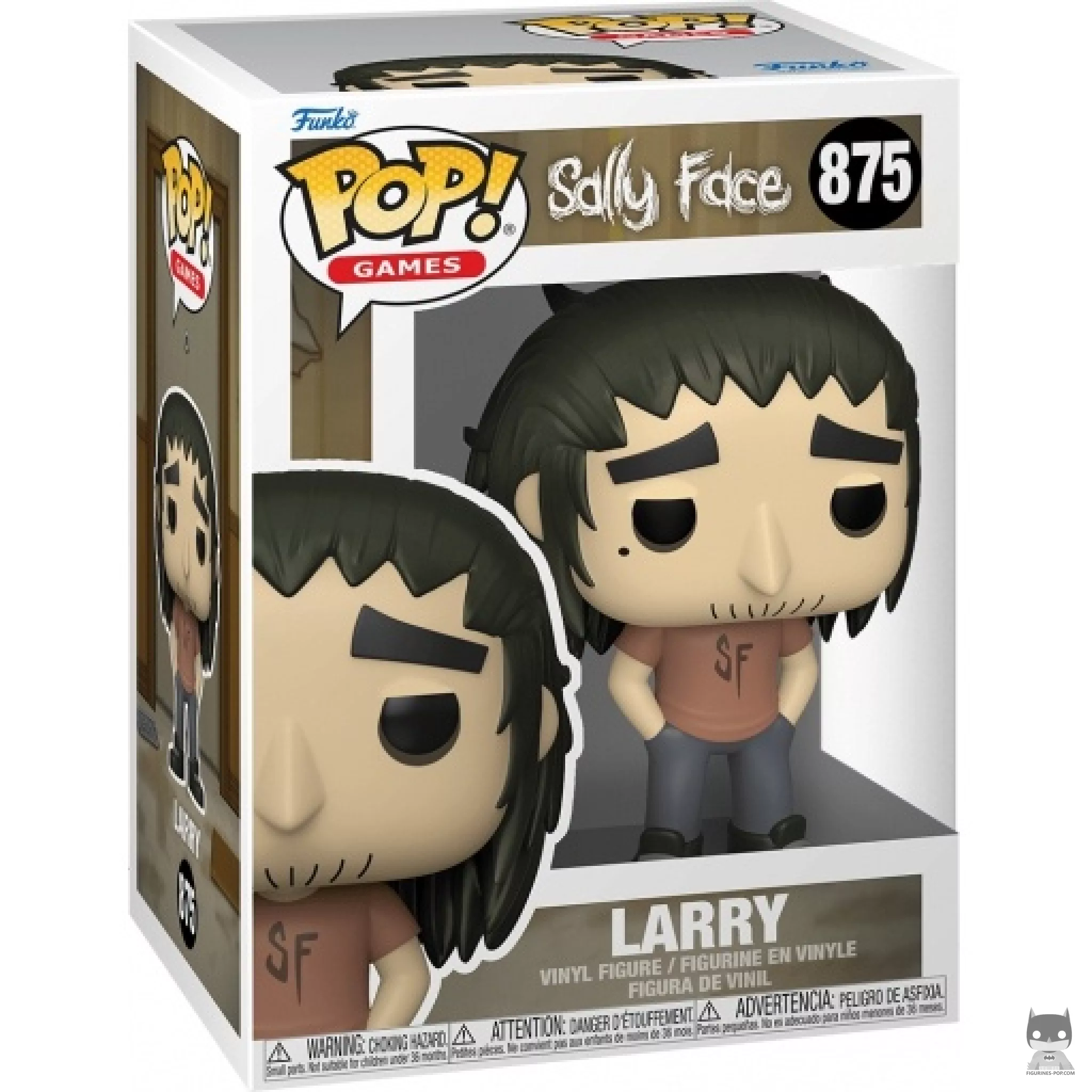 Larry Funko Pop! figure in its box