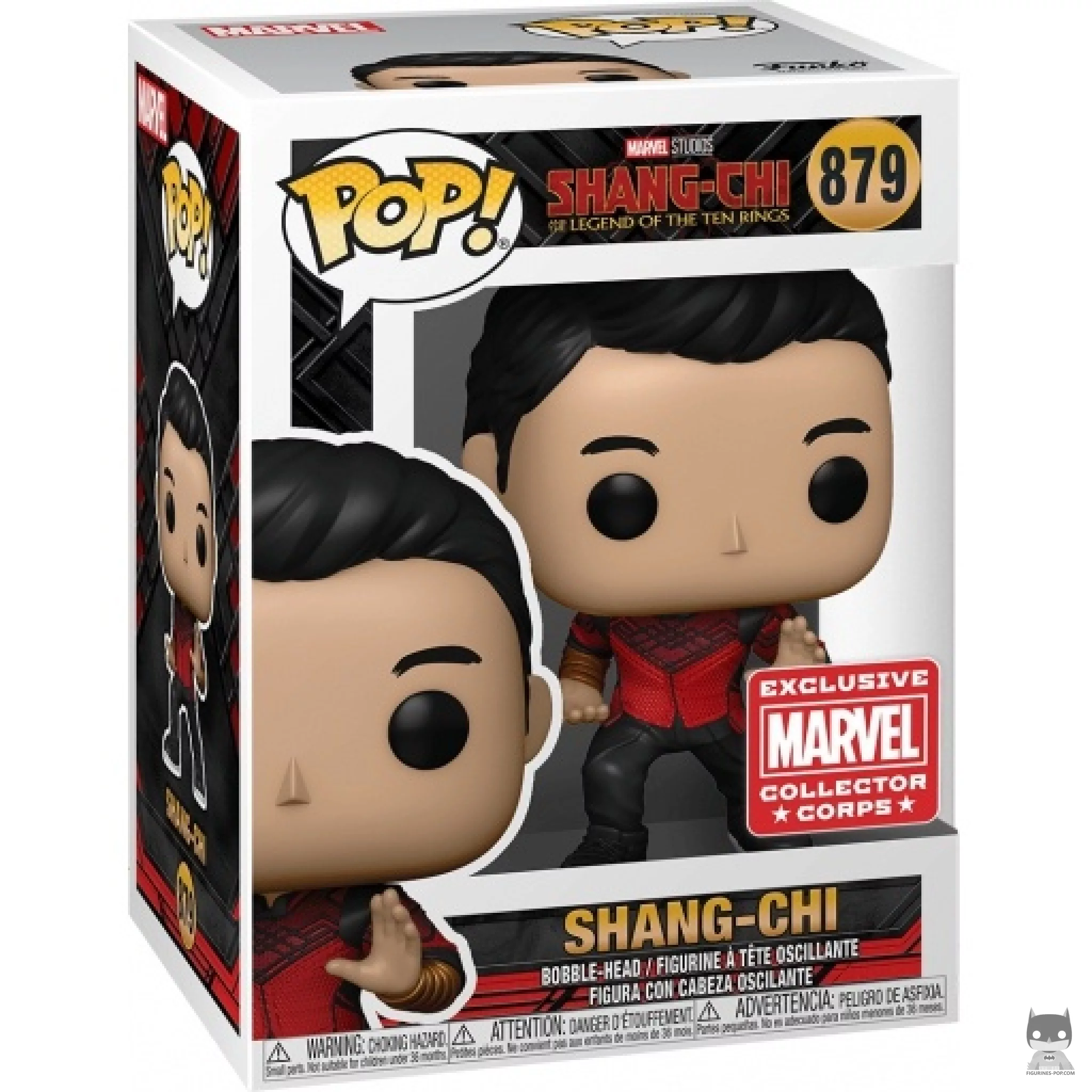 Shang-Chi Funko Pop! figure in its box
