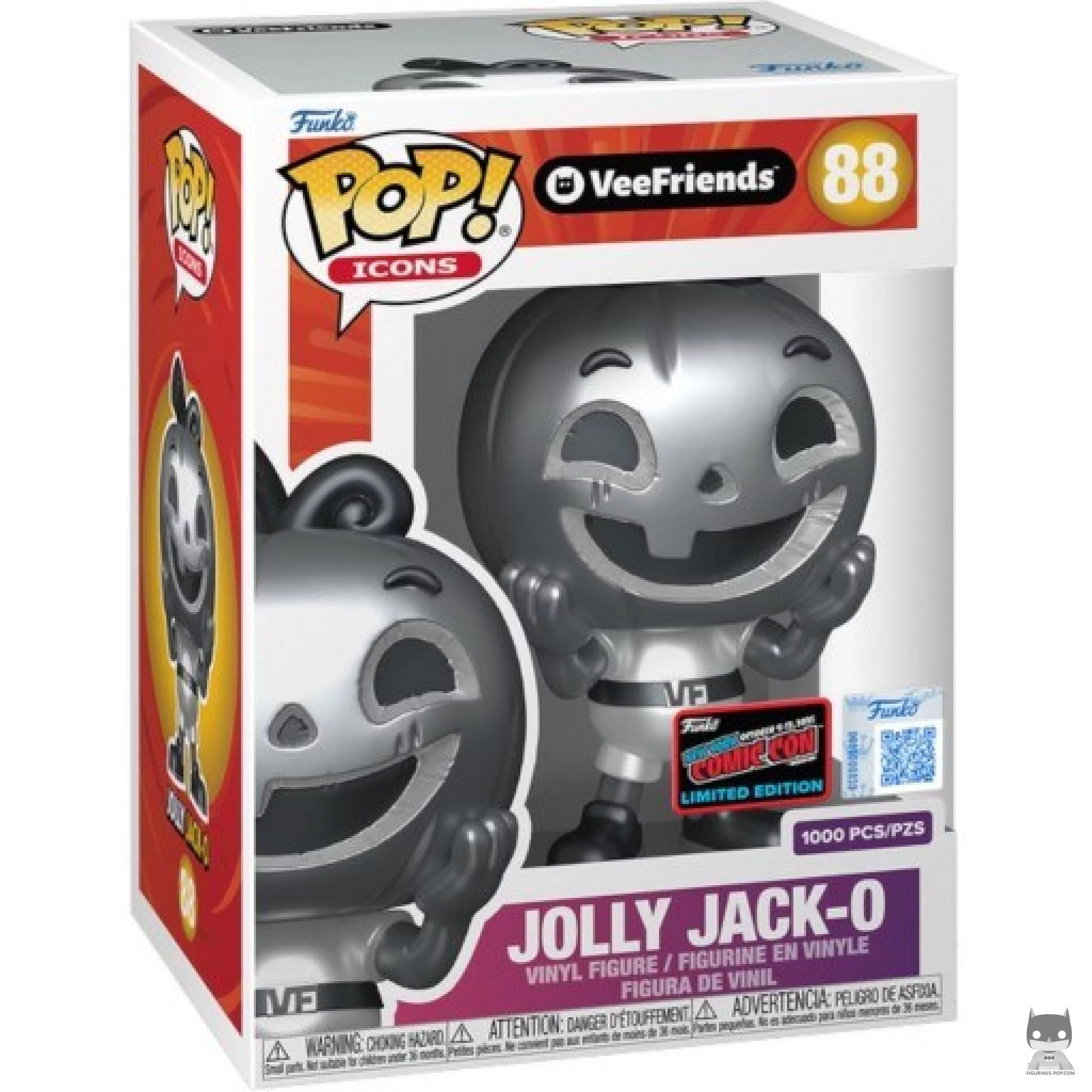 Jolly Jack-O (Metallic) Funko Pop! figure in its box