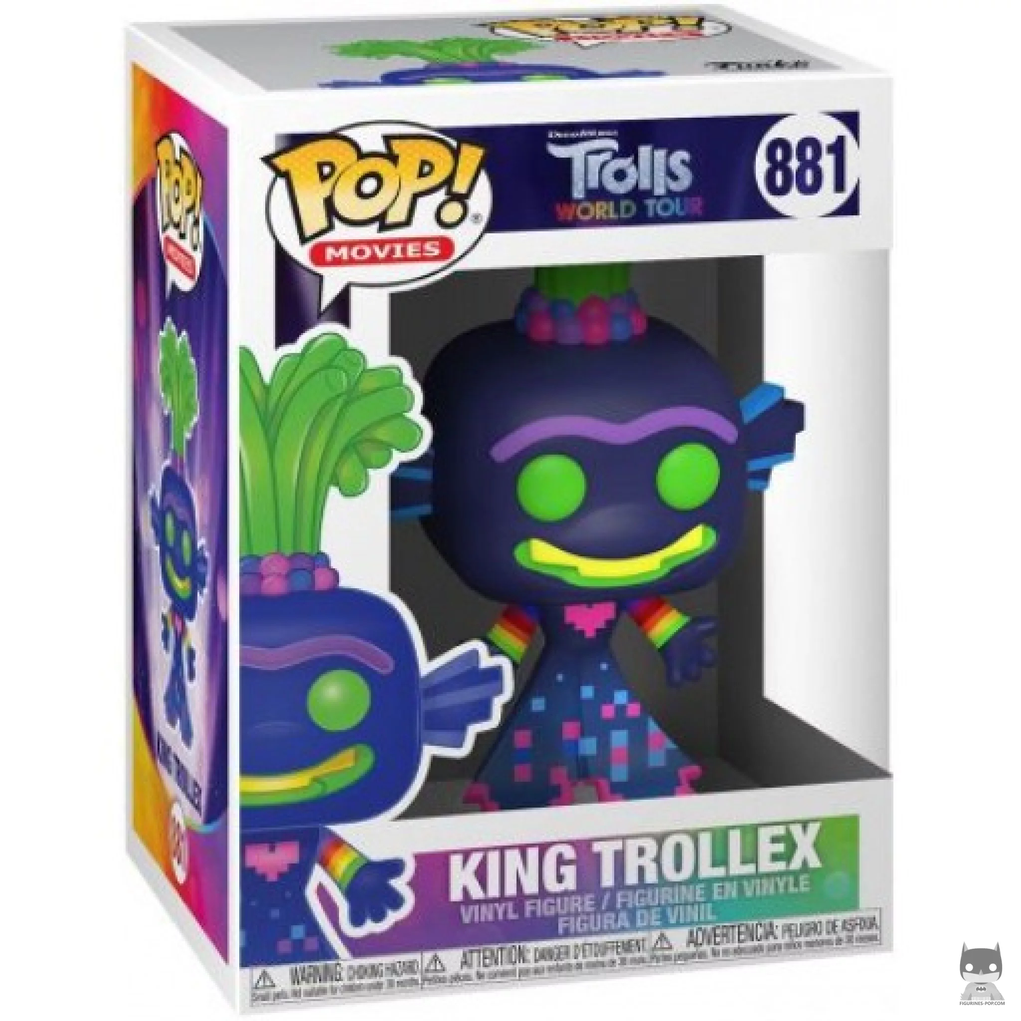King Trollex Funko Pop! figure in its box