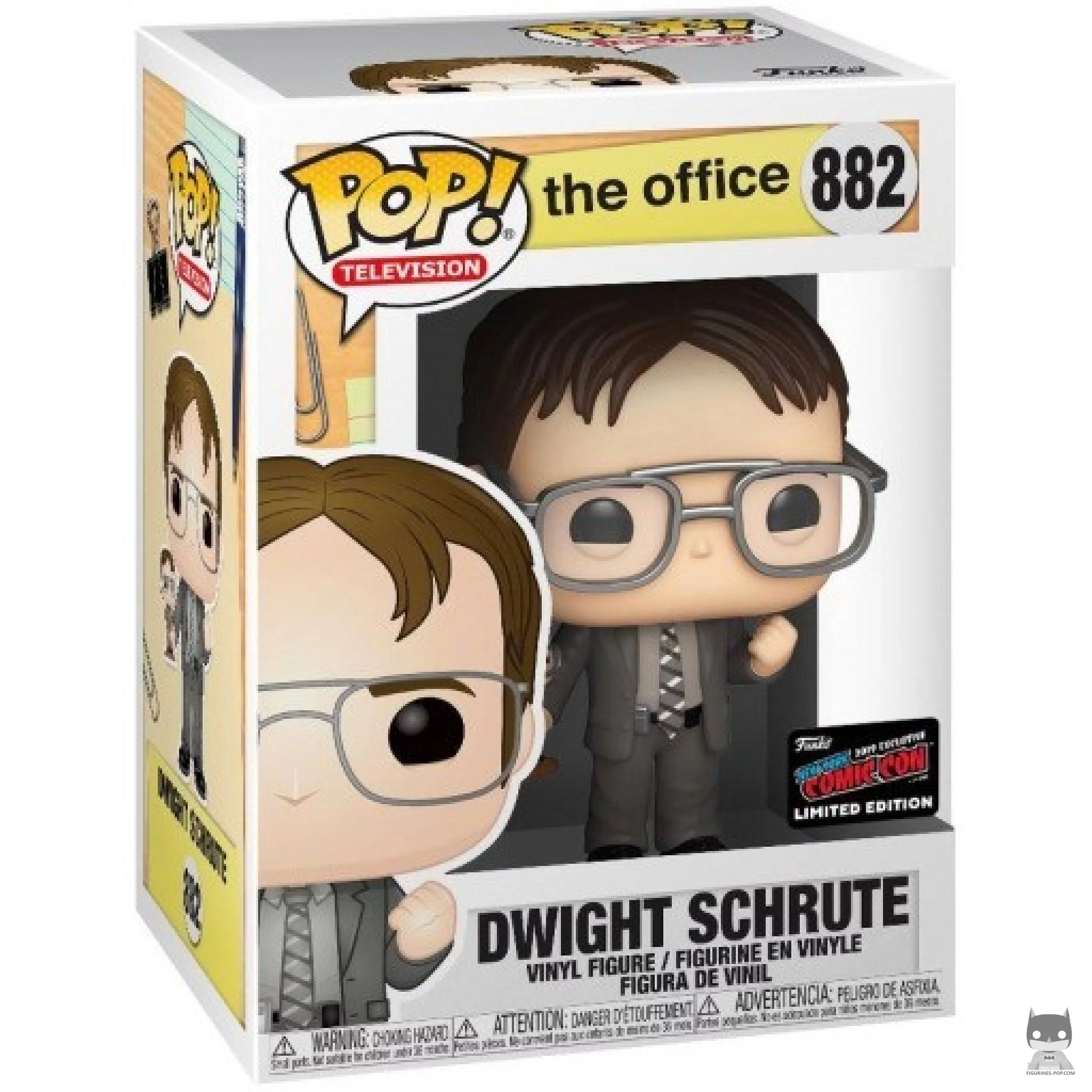 Dwight Schrute Funko Pop! figure in its box