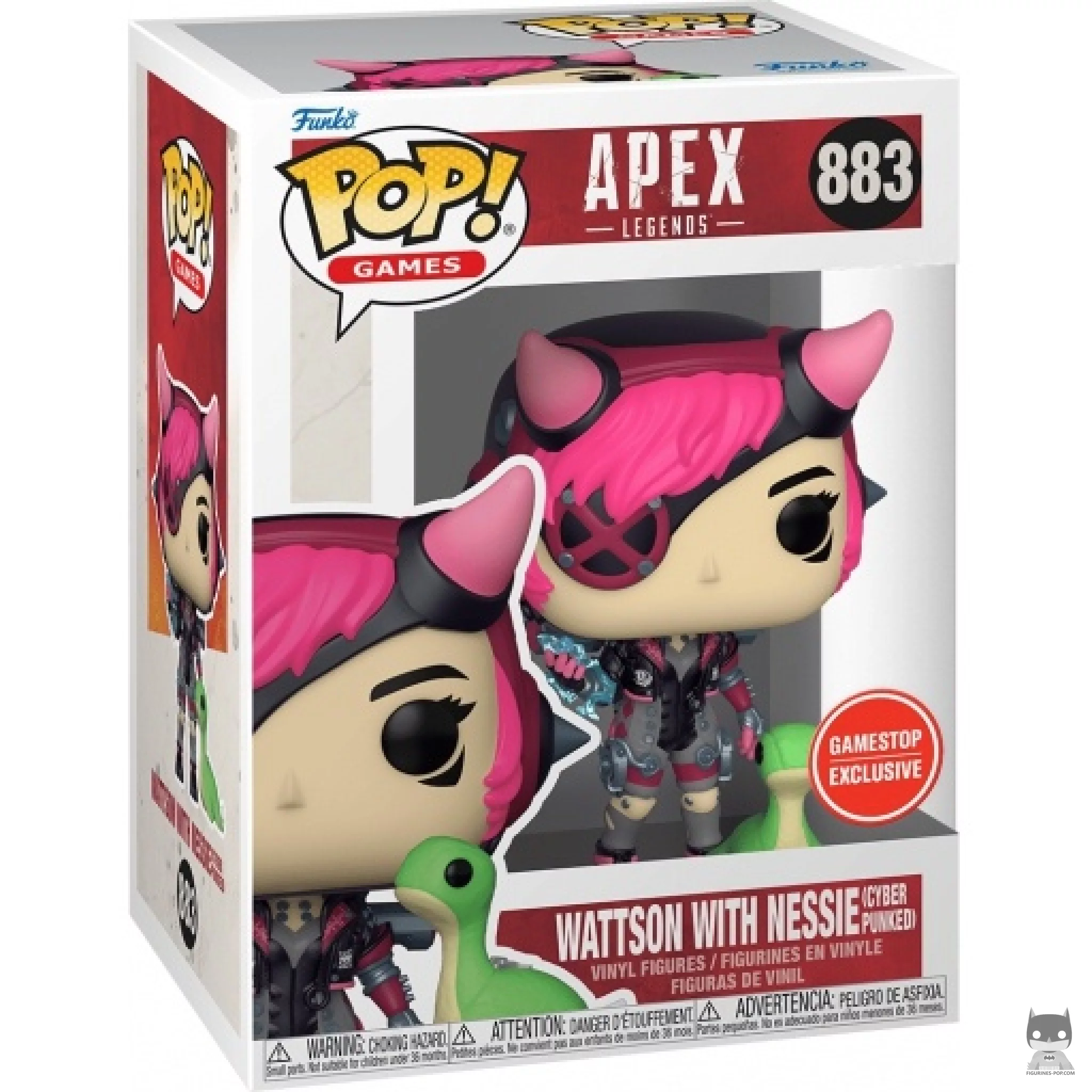 Wattson with Nessie (Cyber Punked) Funko Pop! figure in its box