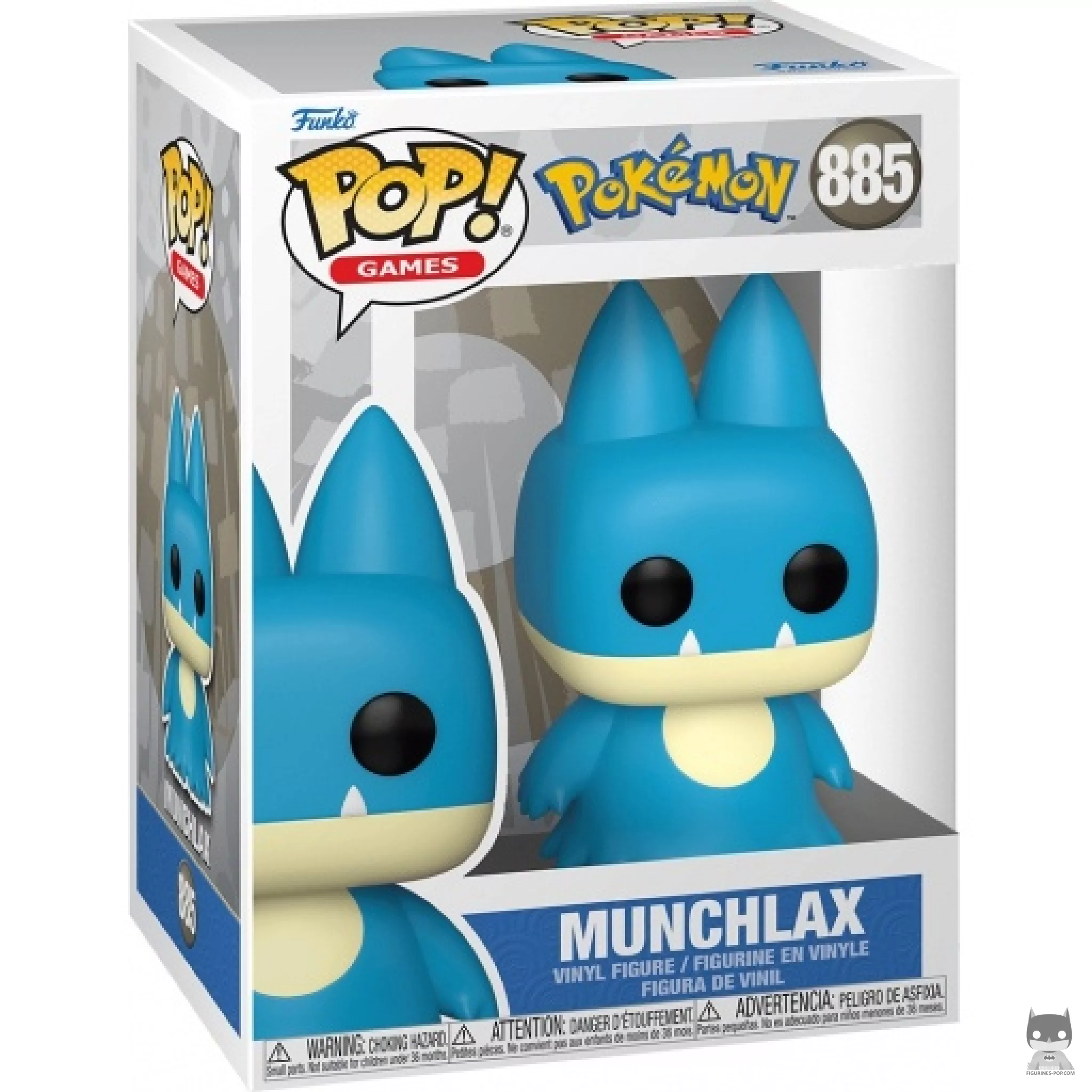 Munchlax Funko Pop! figure in its box