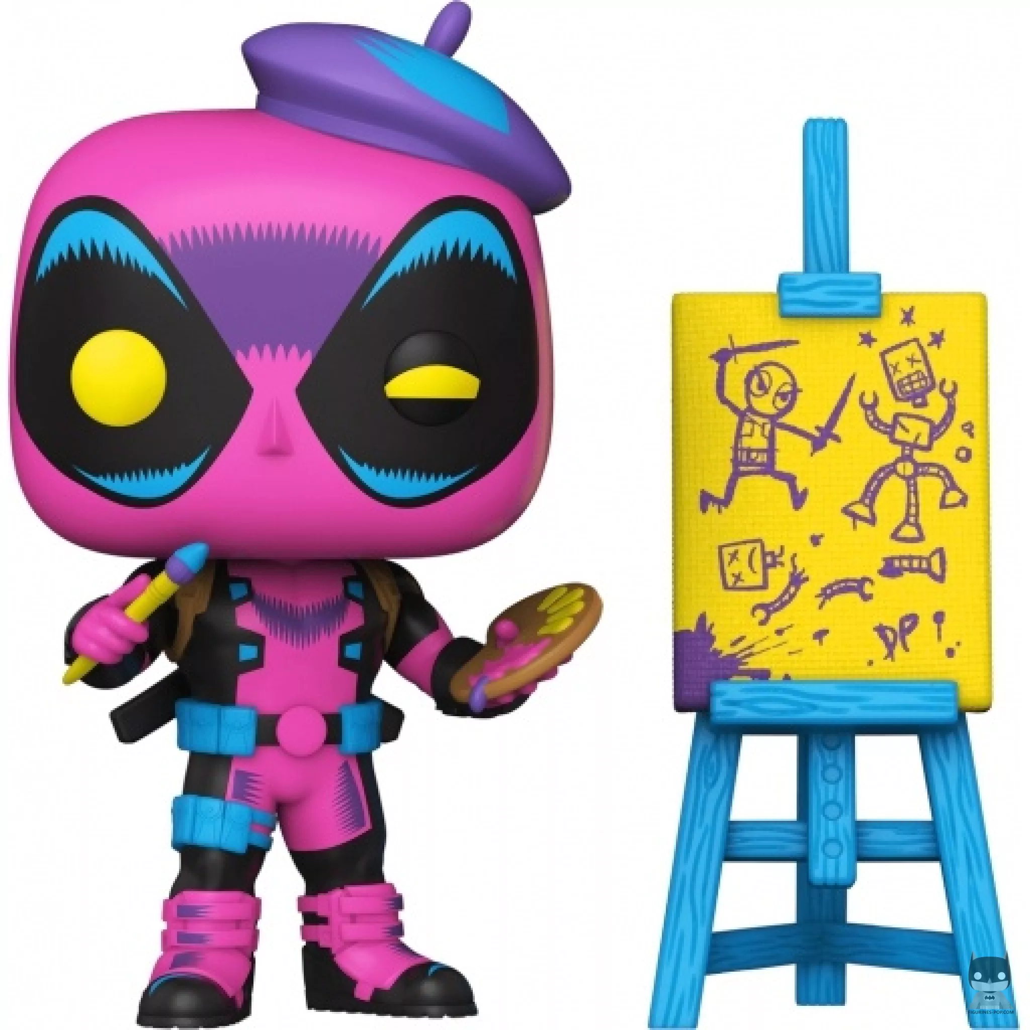 Artist Deadpool (Blacklight) Funko Pop! figure (Deadpool)