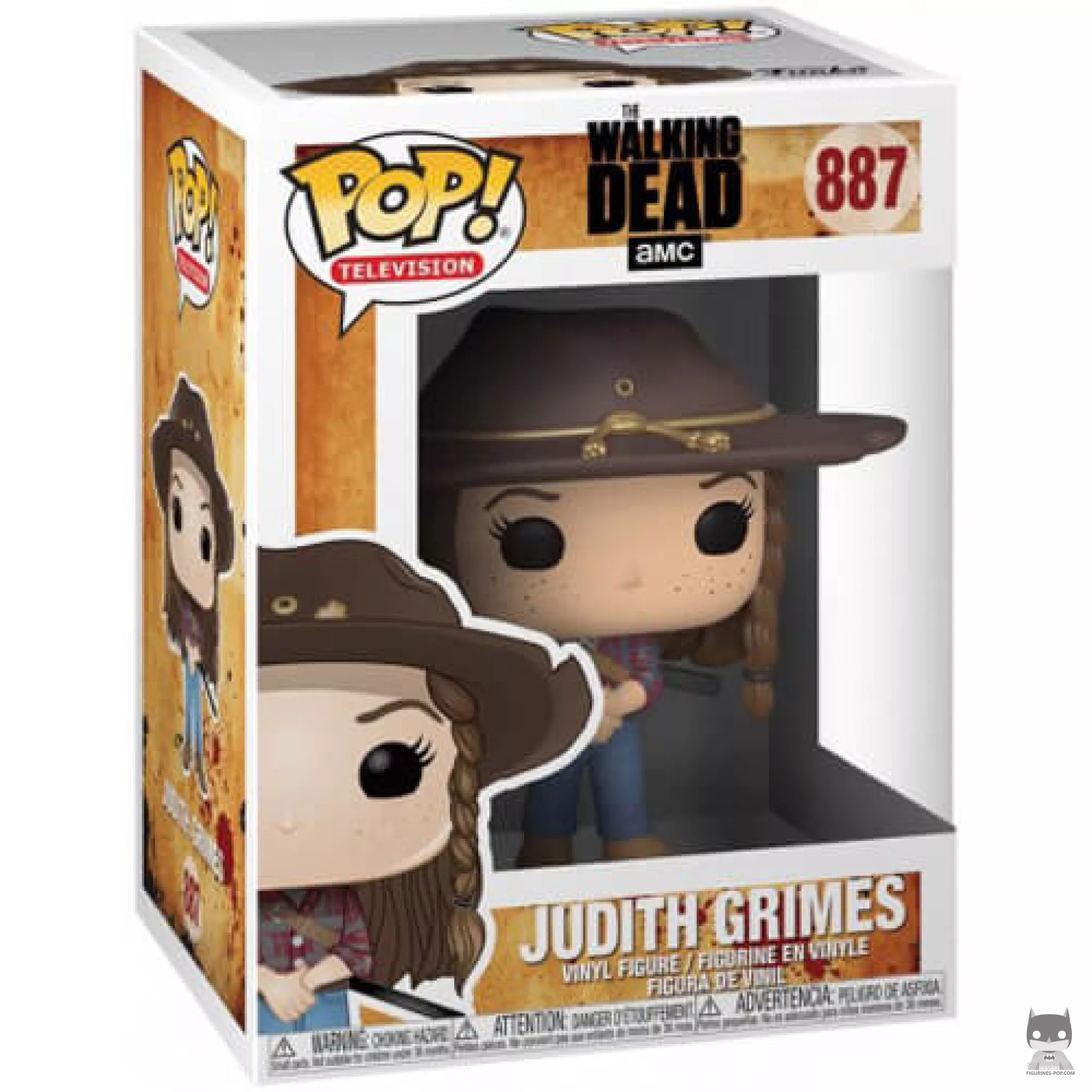 Judith Grimes Funko Pop! figure in its box
