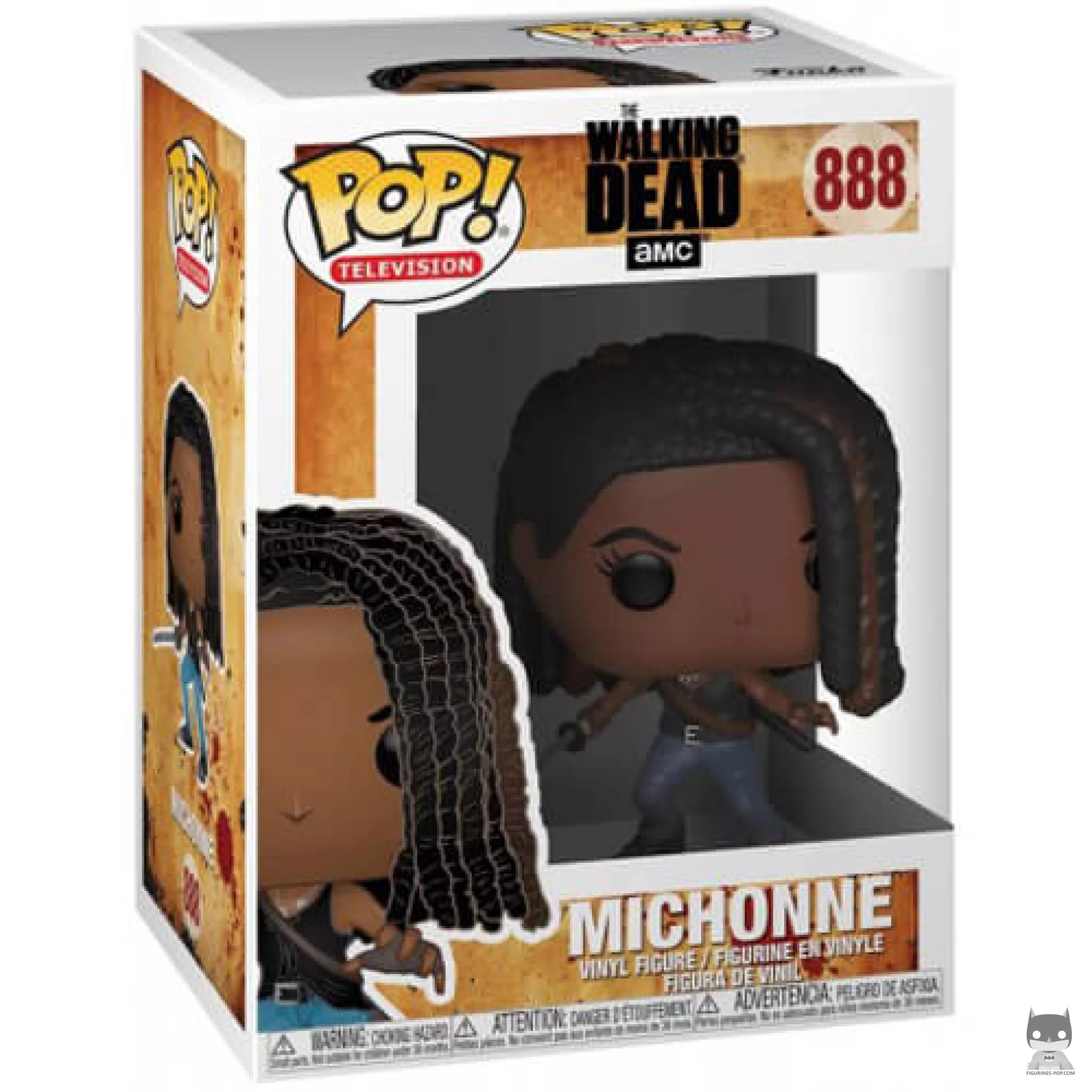 Michonne Funko Pop! figure in its box