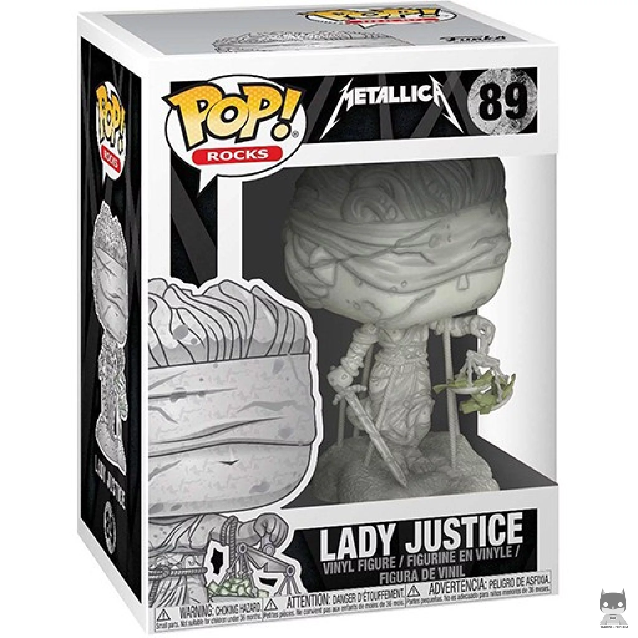 Lady Justice Funko Pop! figure in its box