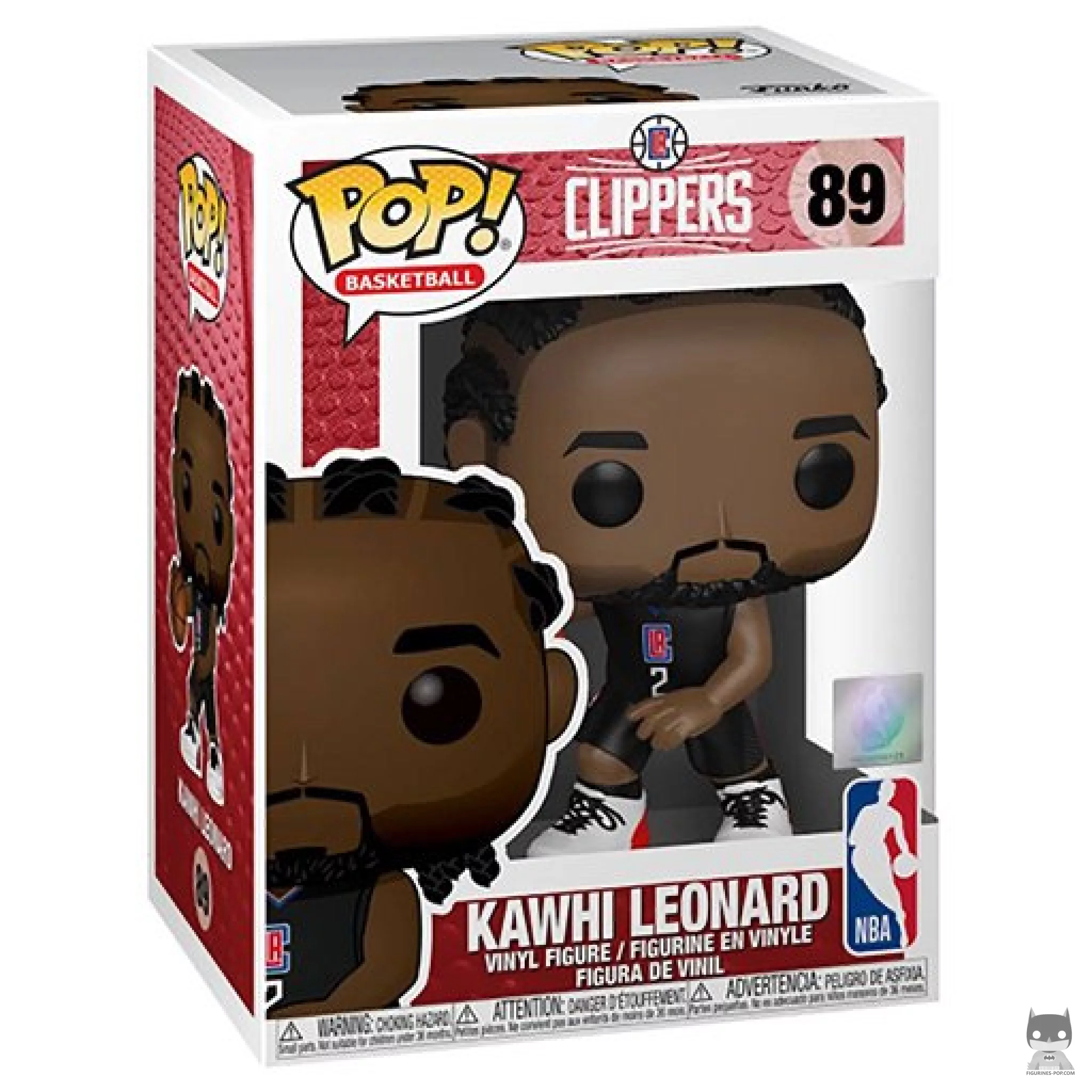Kawhi Leonard Funko Pop! figure in its box