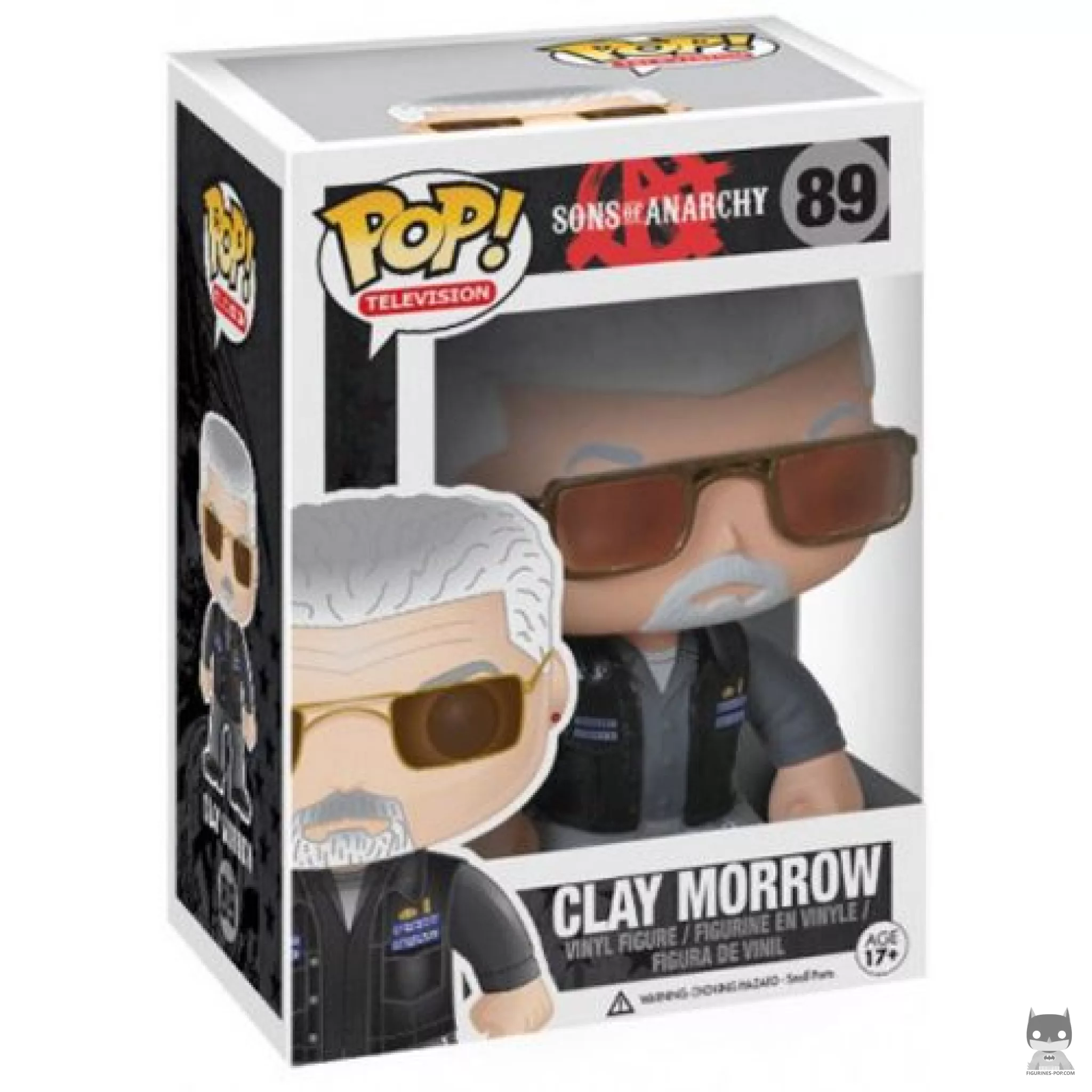 Clay Morrow Funko Pop! figure in its box