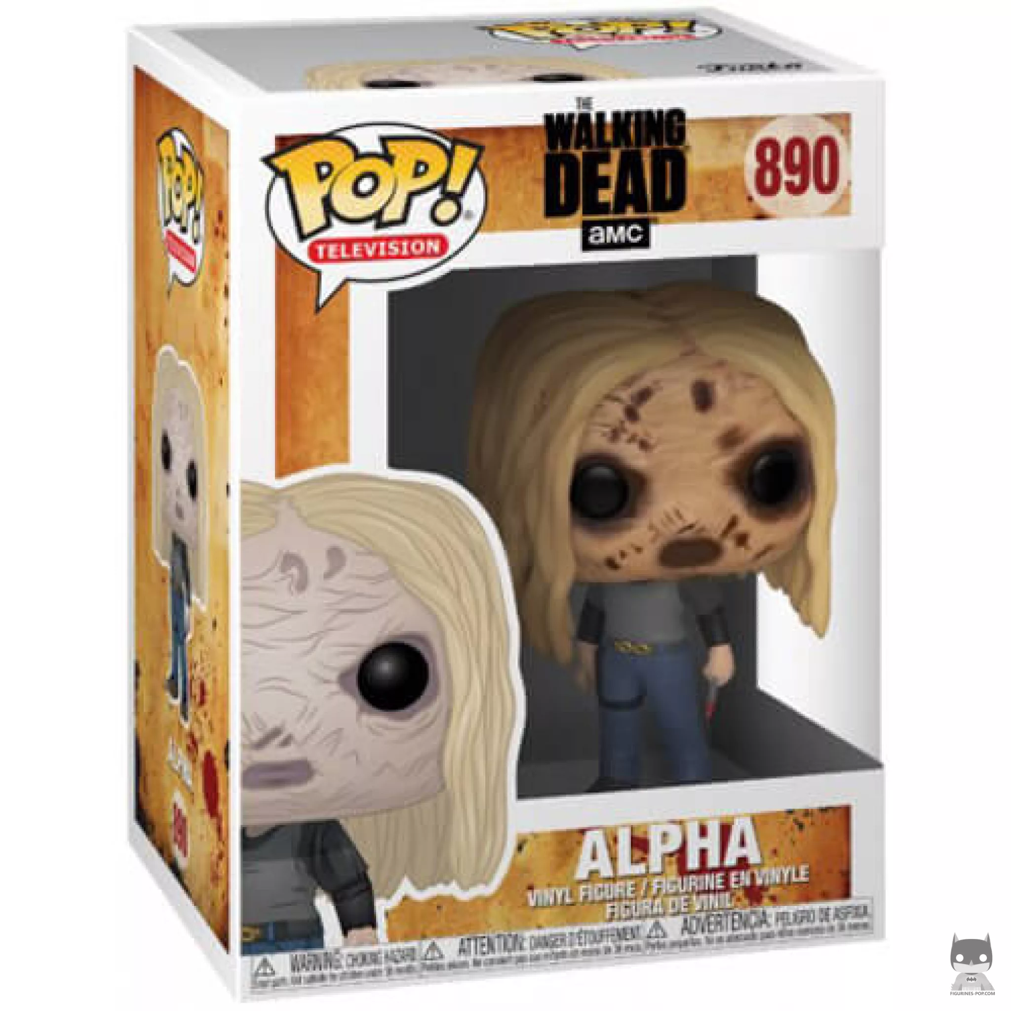Alpha Funko Pop! figure in its box