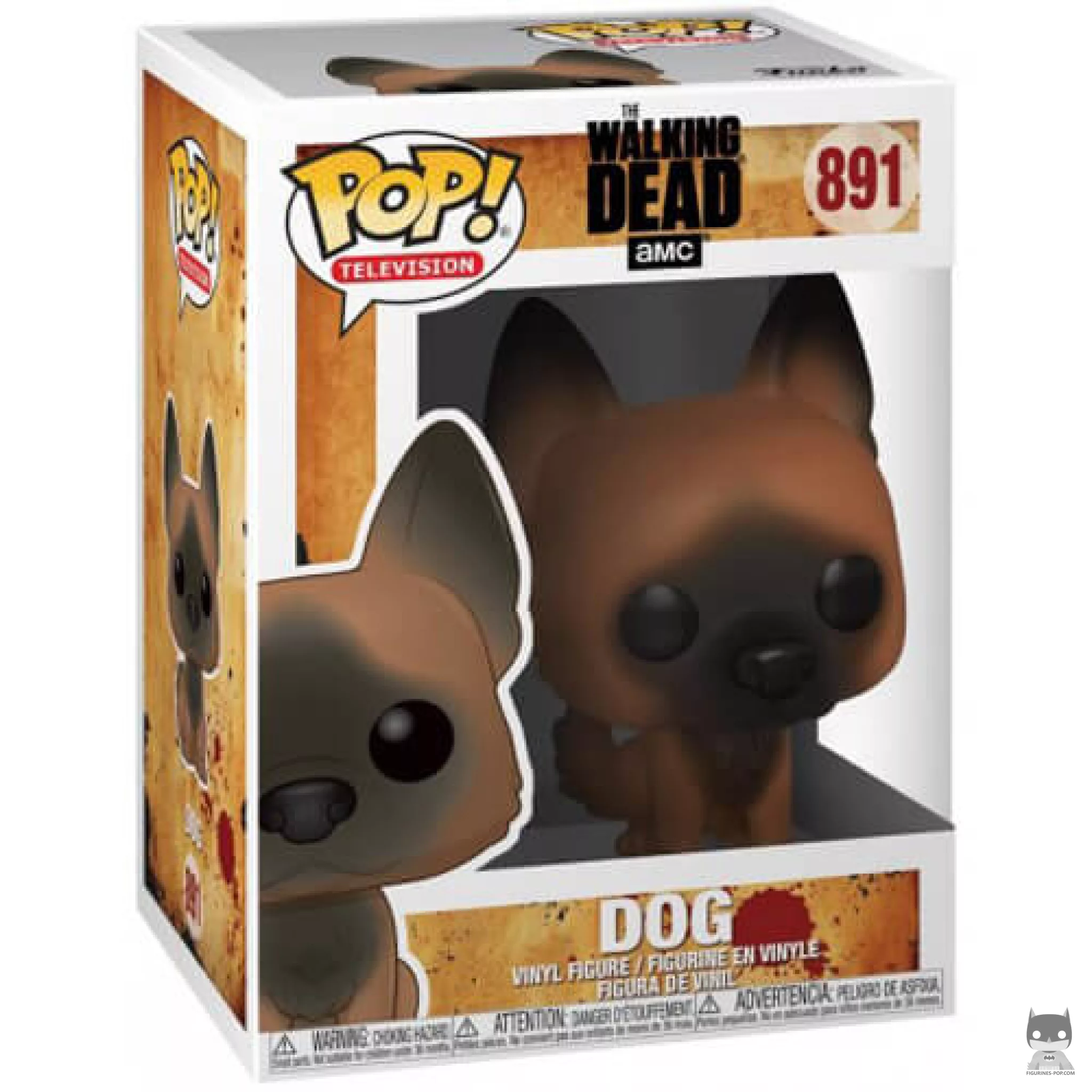 Dog Funko Pop! figure in its box