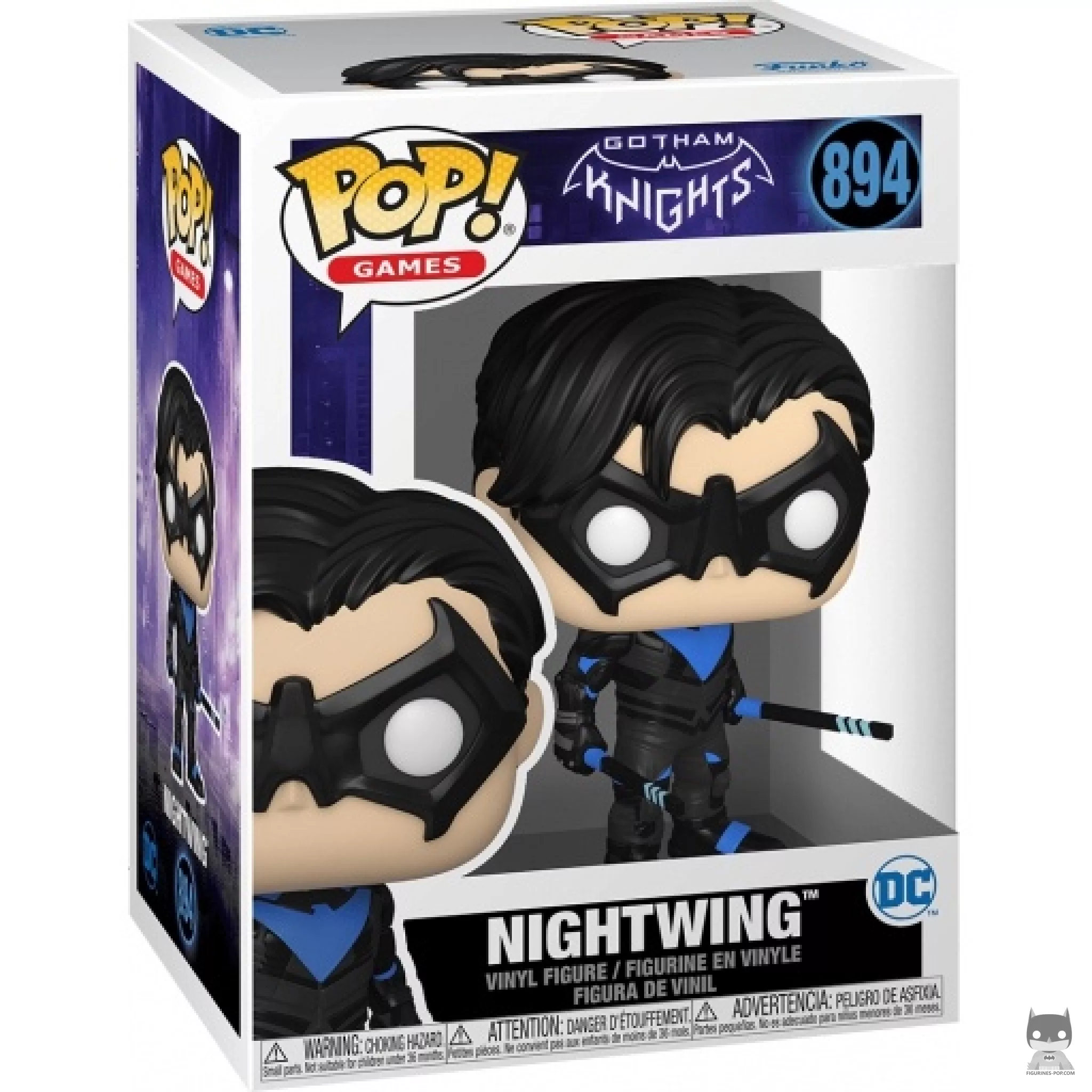 Nightwing Funko Pop! figure in its box