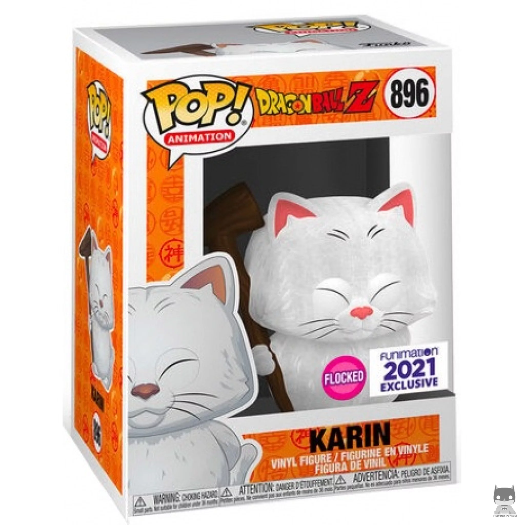 Karin (Flocked) Funko Pop! figure in its box