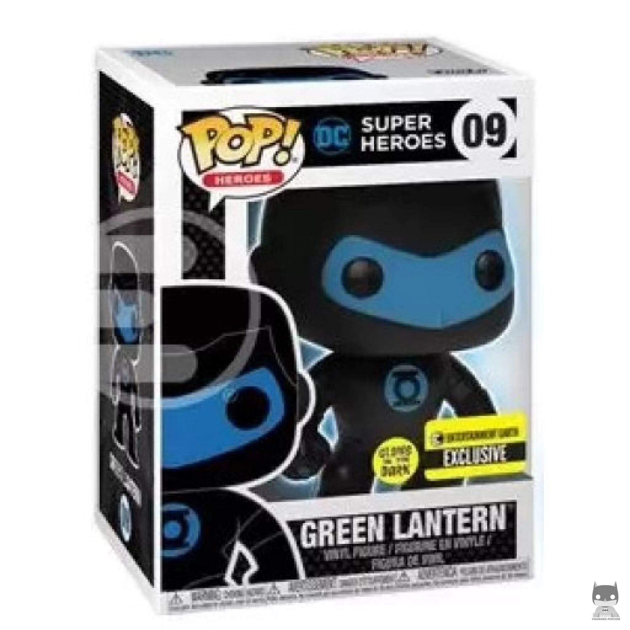 Green Lantern (Silhouette) Funko Pop! figure in its box