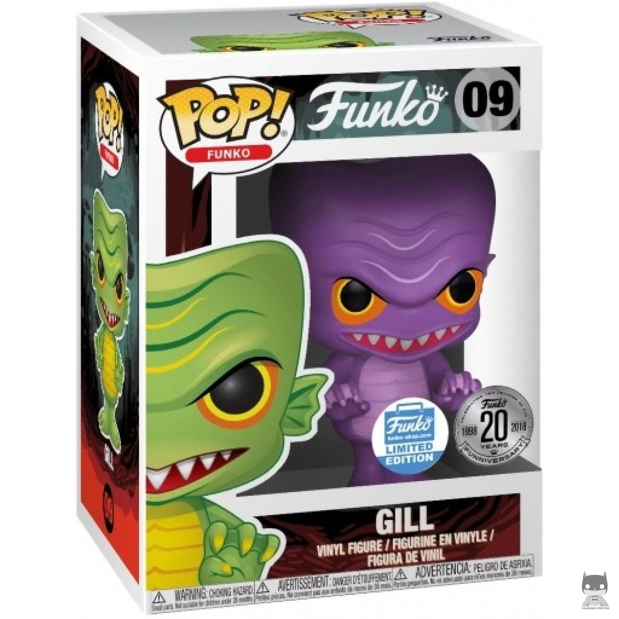 Gill (Purple) Funko Pop! figure in its box