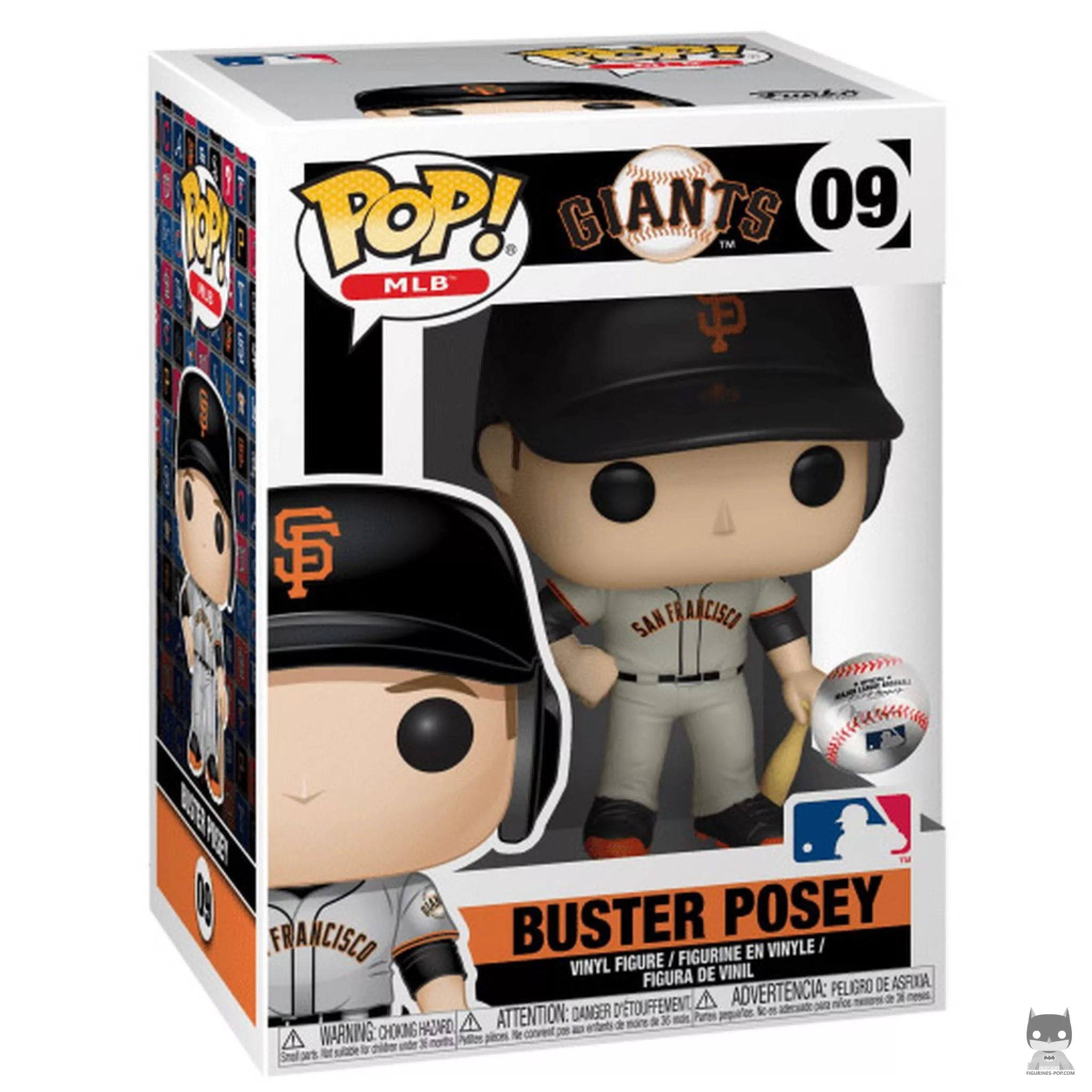 Buster Posey Funko Pop! figure in its box