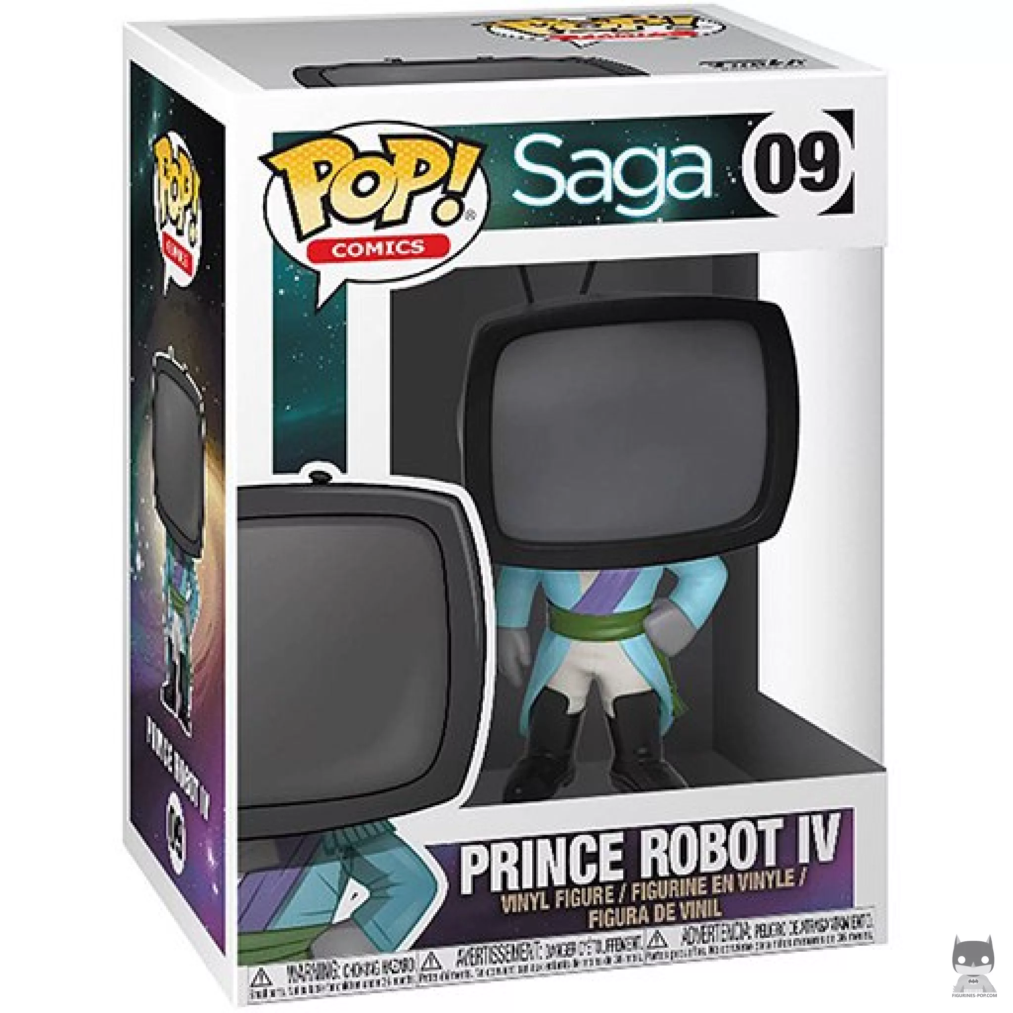Prince Robot IV Funko Pop! figure in its box