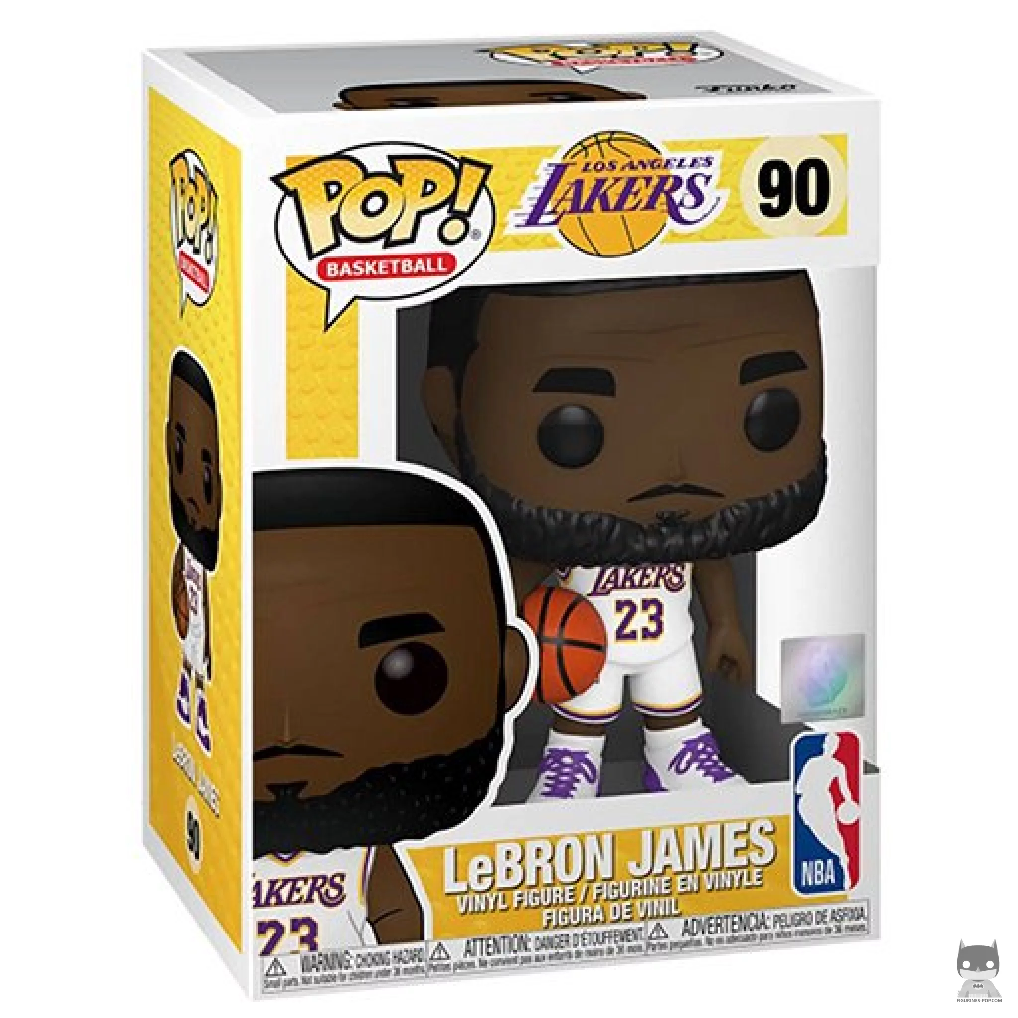 LeBron James Funko Pop! figure in its box
