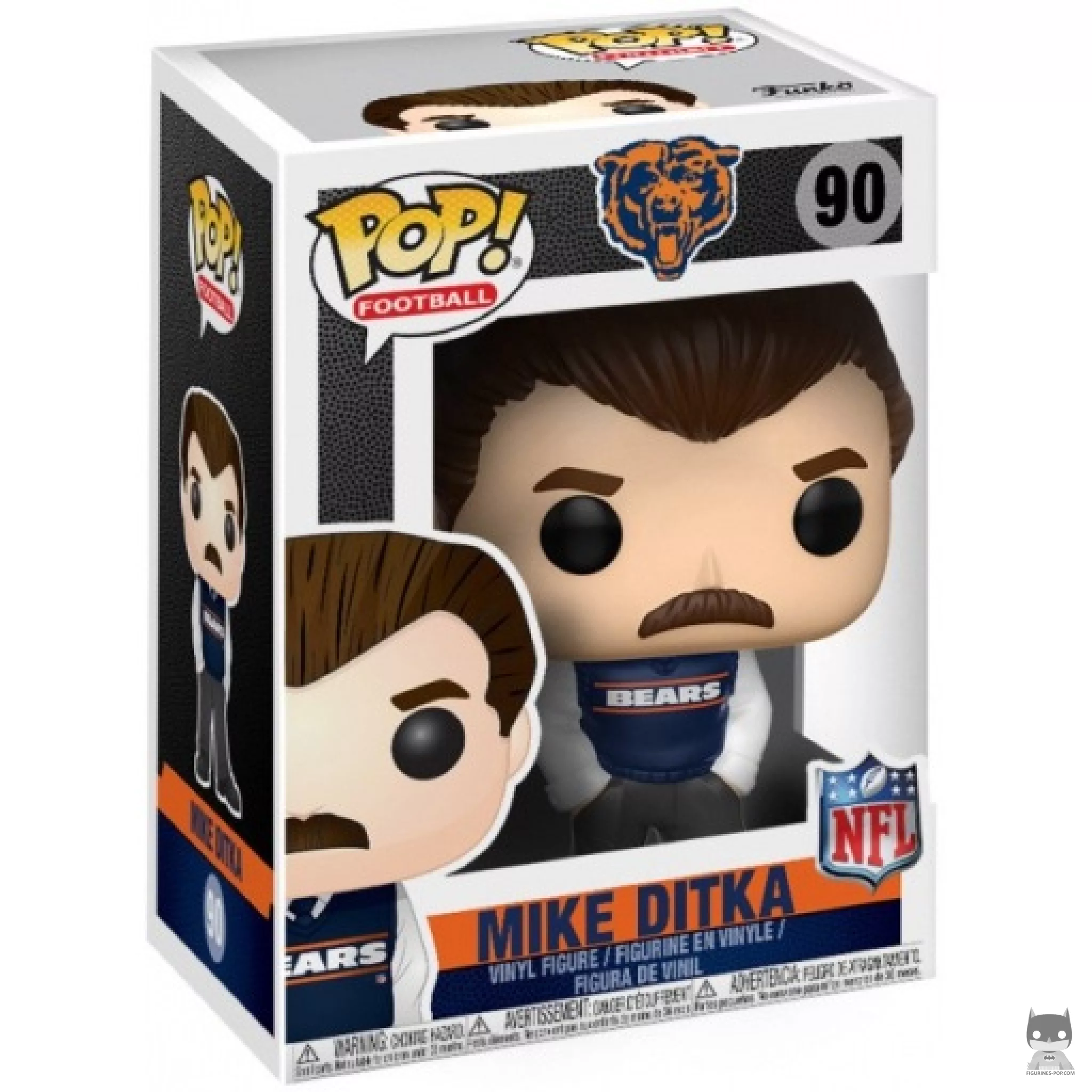 Mike Ditka (Bears Coach) Funko Pop! figure in its box