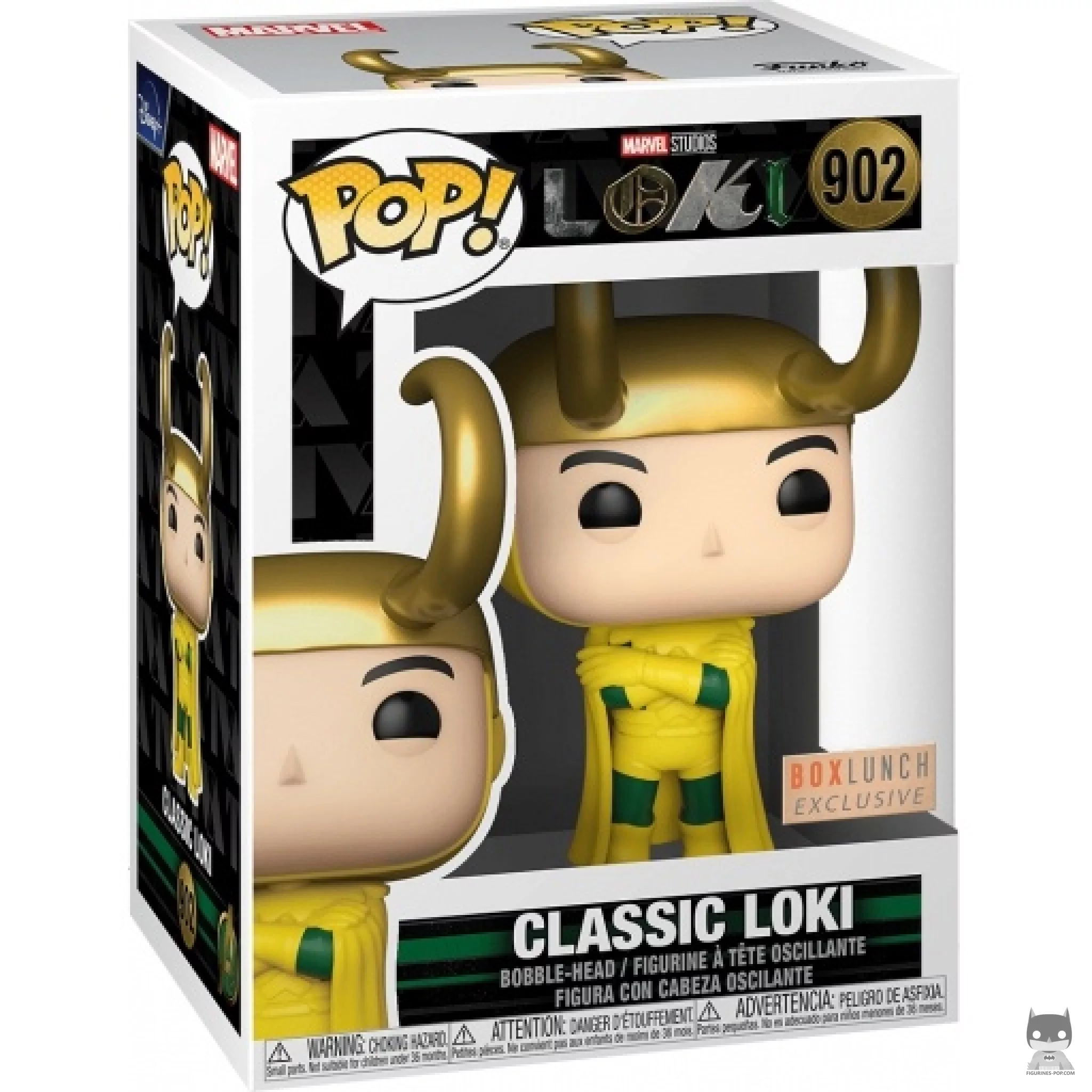 Classic Loki Funko Pop! figure in its box