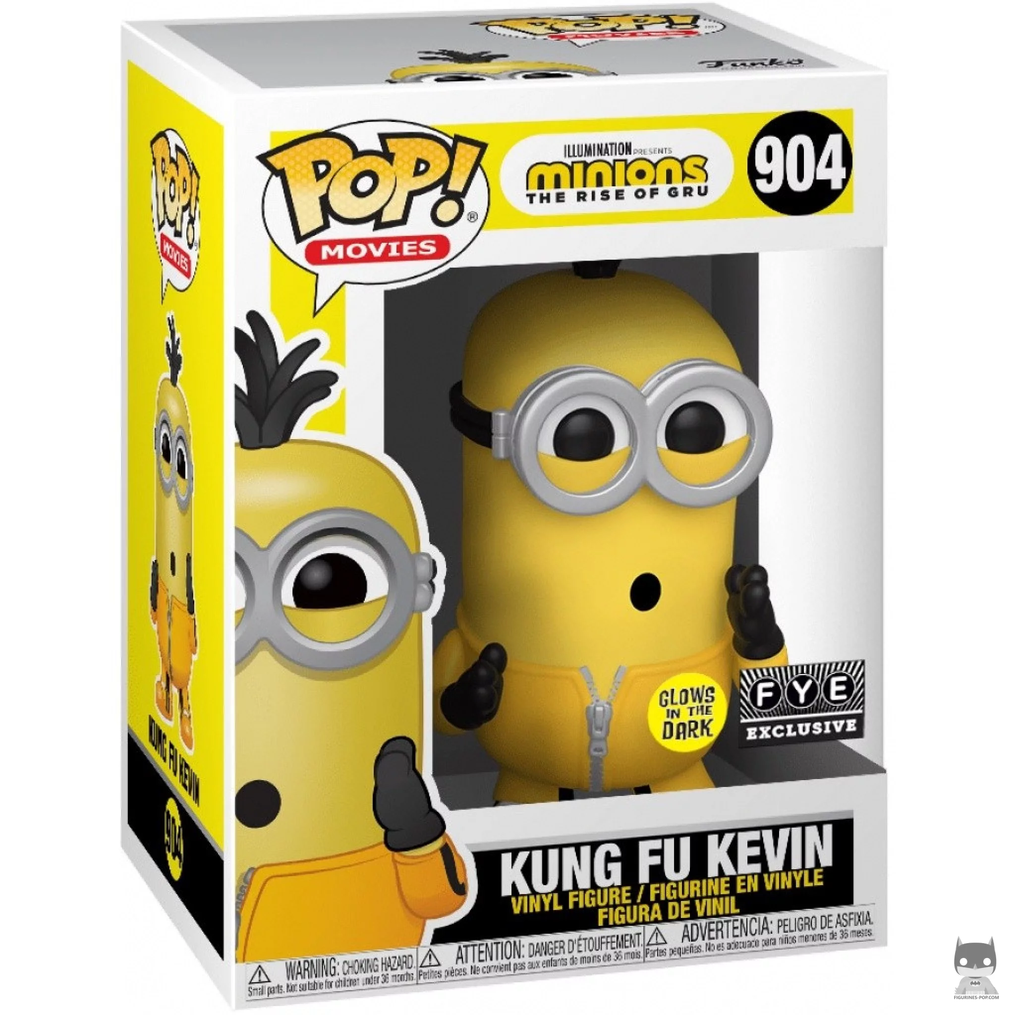 Kung Fu Kevin (Glow in the Dark) Funko Pop! figure in its box