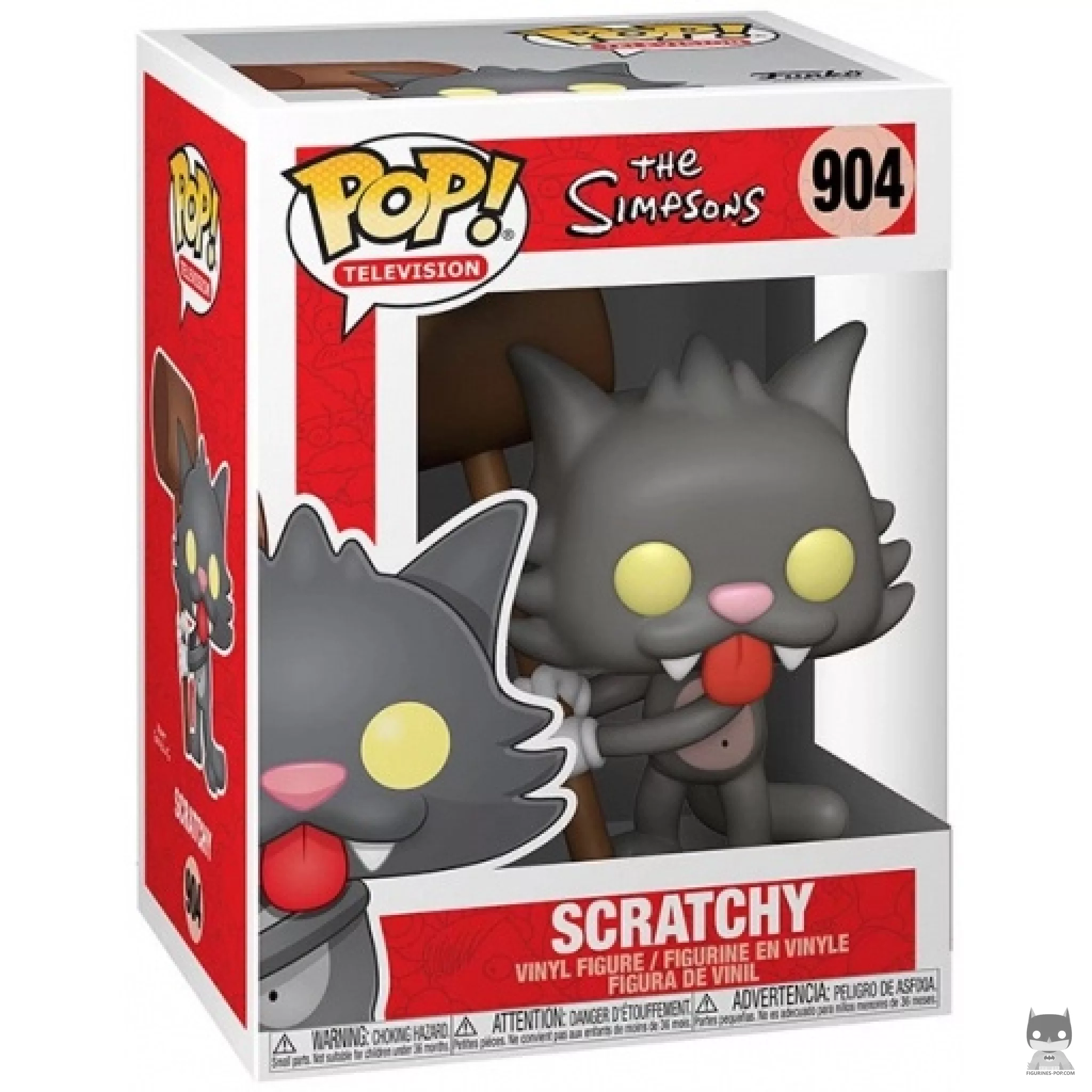 Scratchy Funko Pop! figure in its box