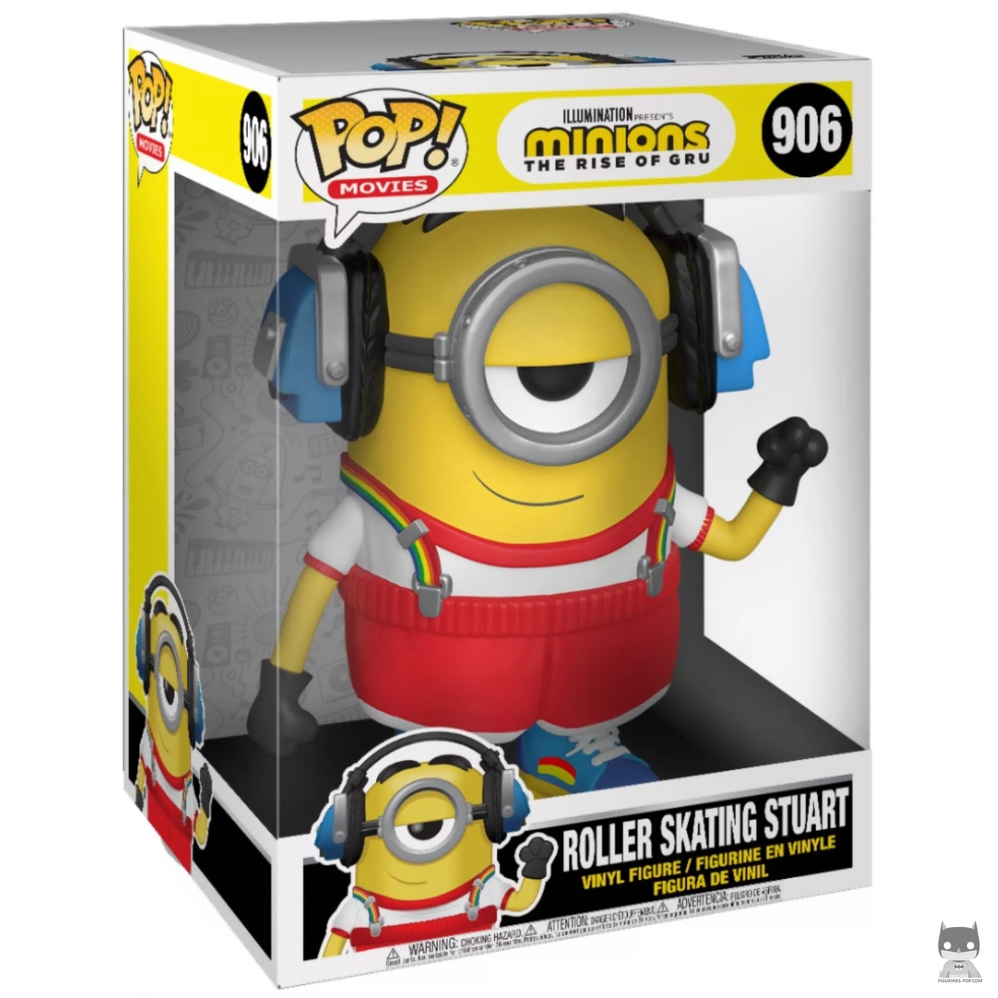 Roller Skating Stuart (Supersized) Funko Pop! figure in its box