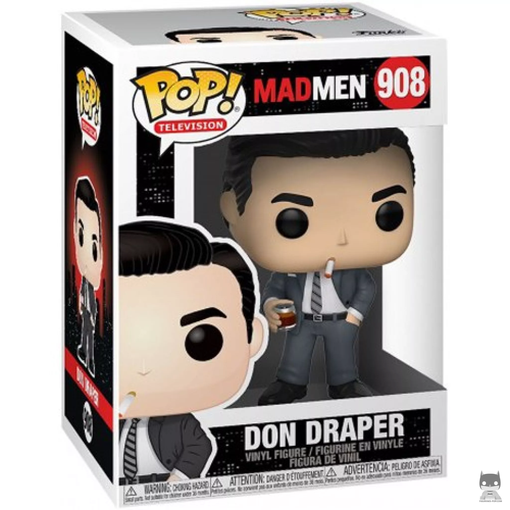 Don Draper Funko Pop! figure in its box