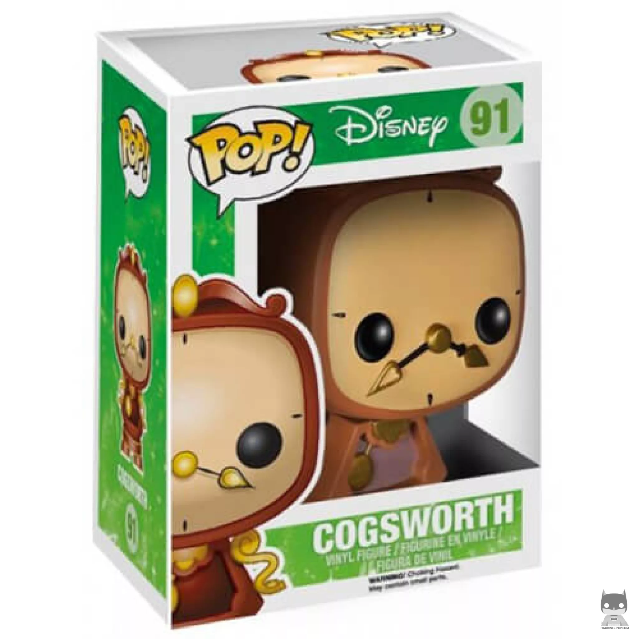 Cogsworth Funko Pop! figure in its box