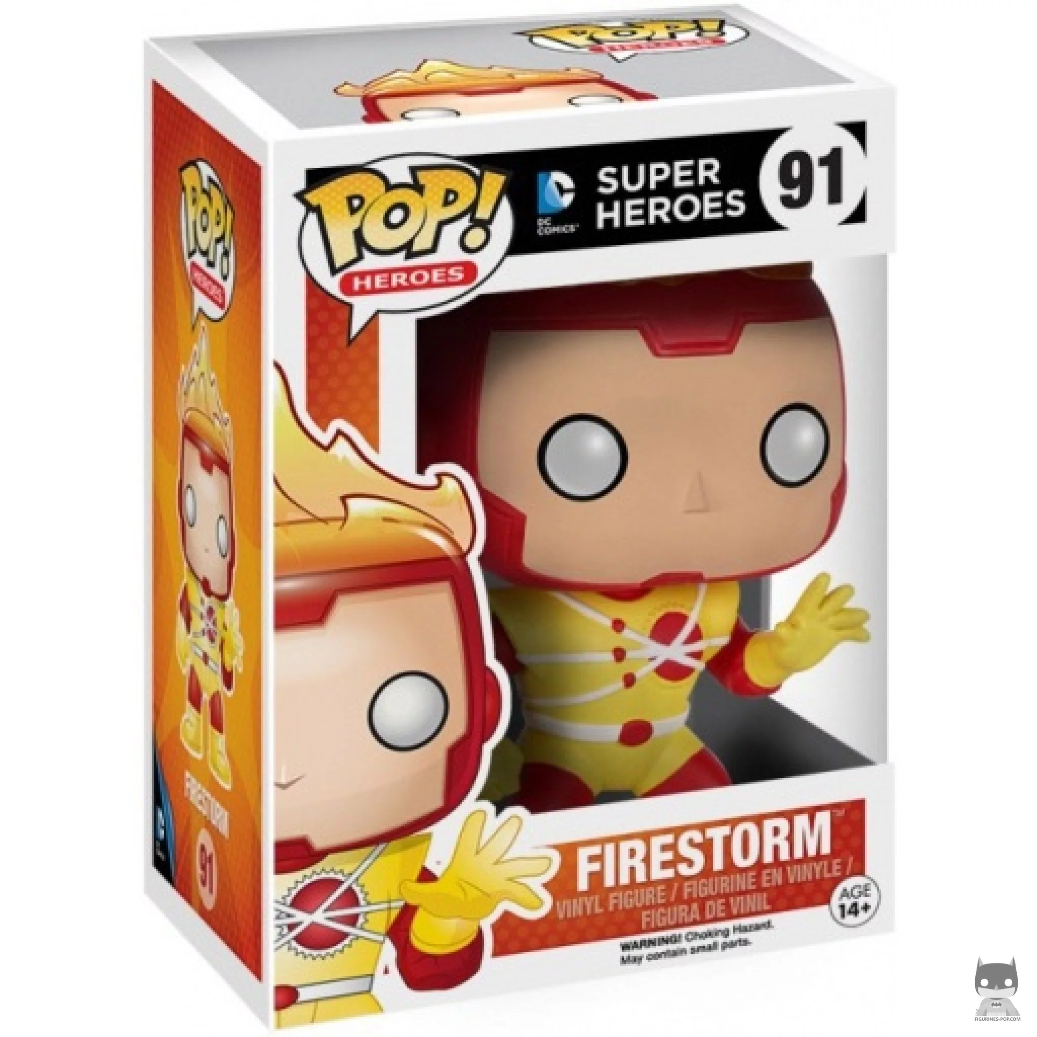 Firestorm Funko Pop! figure in its box