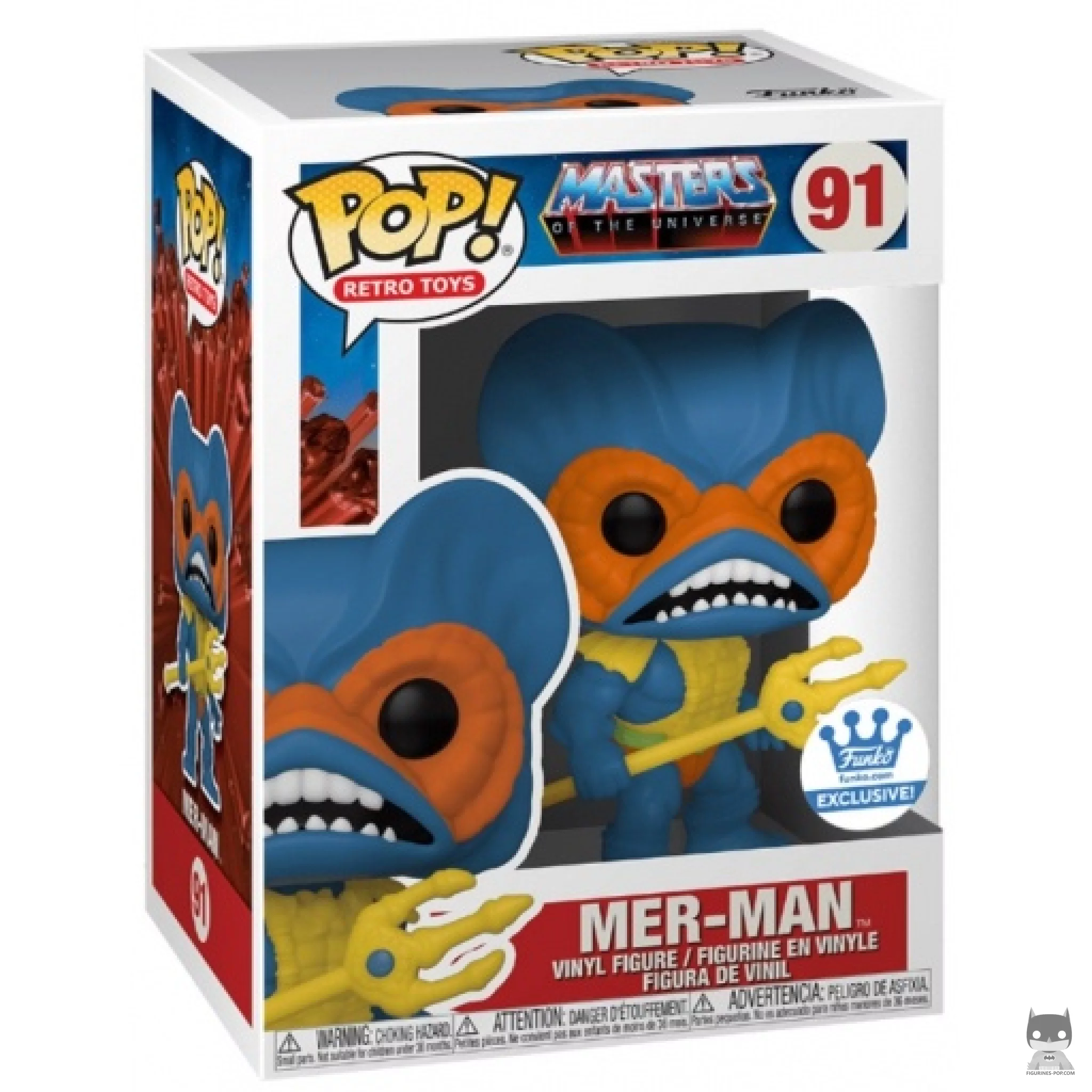 Mer-Man Funko Pop! figure in its box