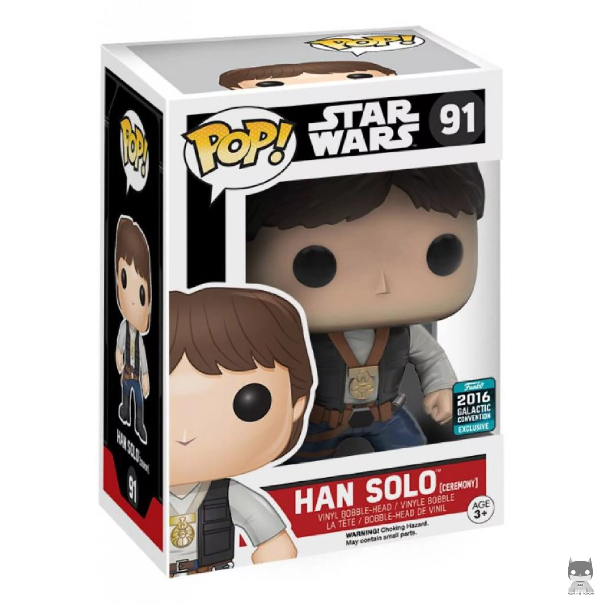 Han Solo Ceremony Outfit Funko Pop! figure in its box