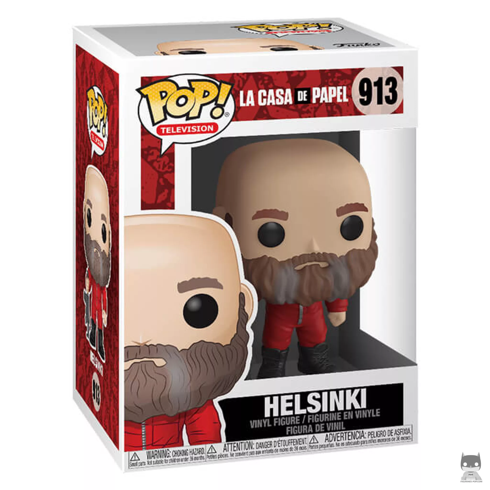 Helsinki Funko Pop! figure in its box
