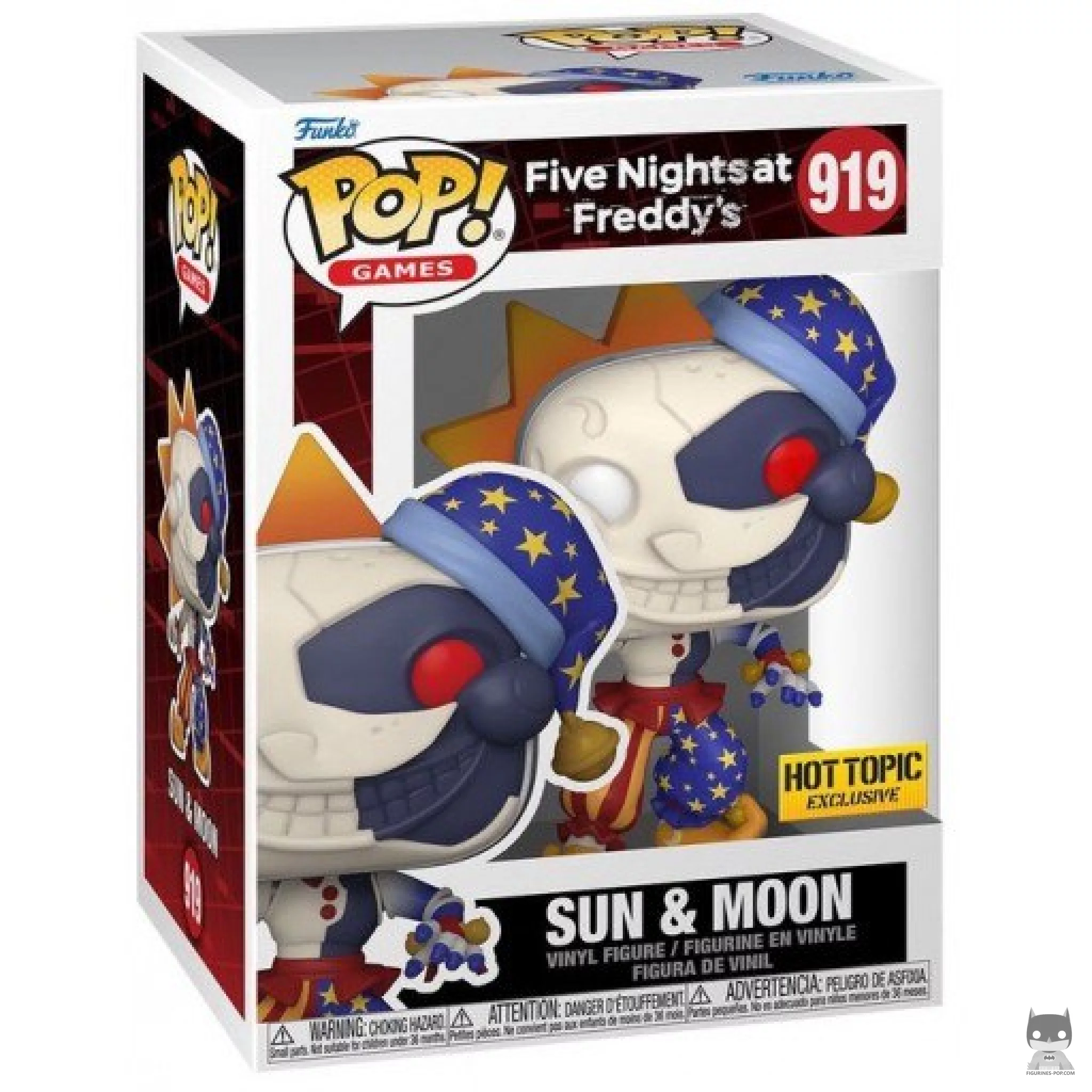 Sun and Moon Funko Pop! figure in its box