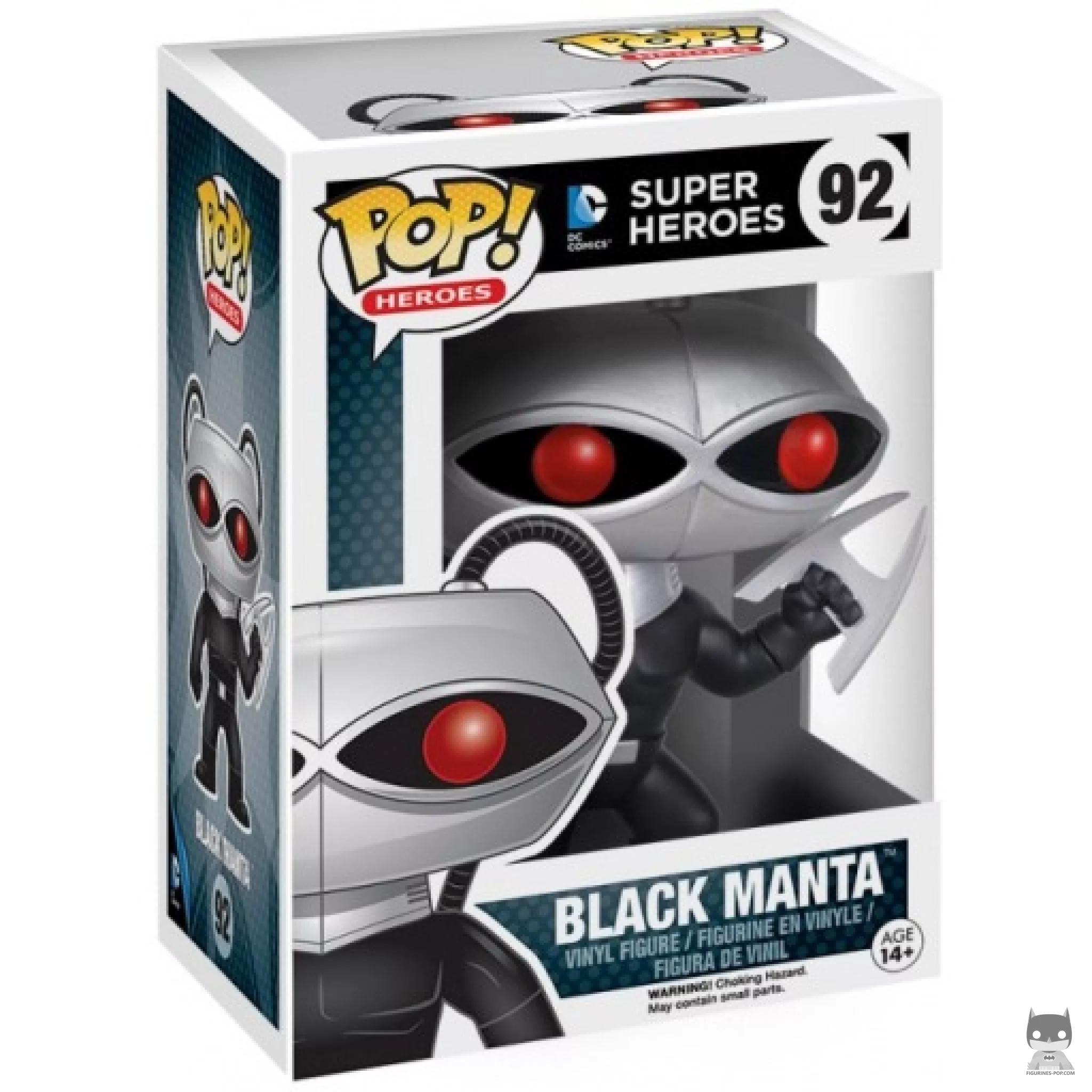 Black Manta Funko Pop! figure in its box