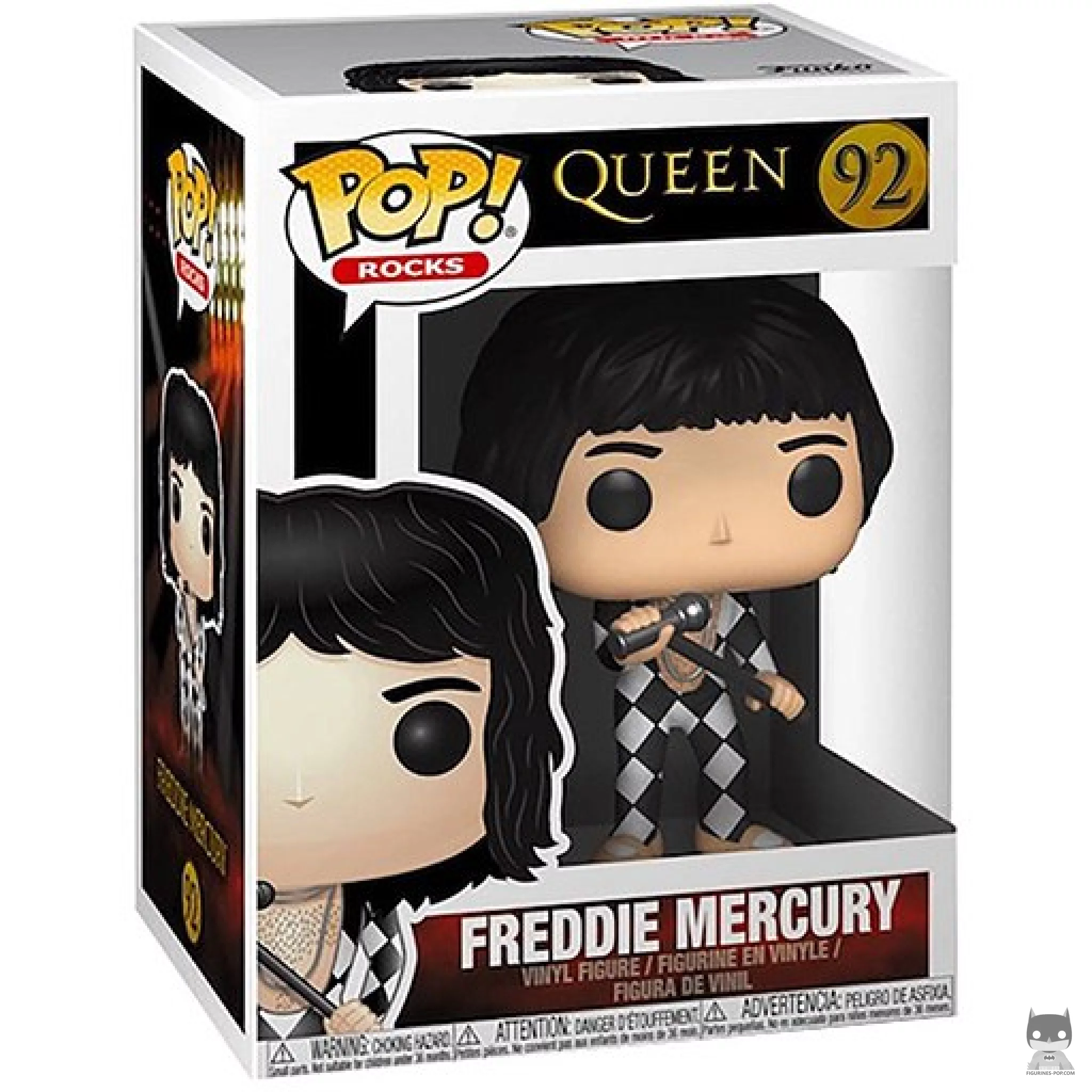 Freddie Mercury Funko Pop! figure in its box