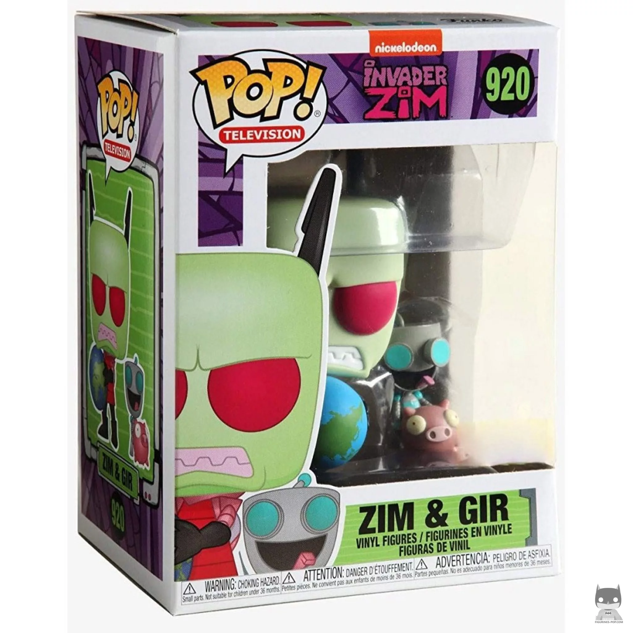 Zim & Gir Funko Pop! figure in its box