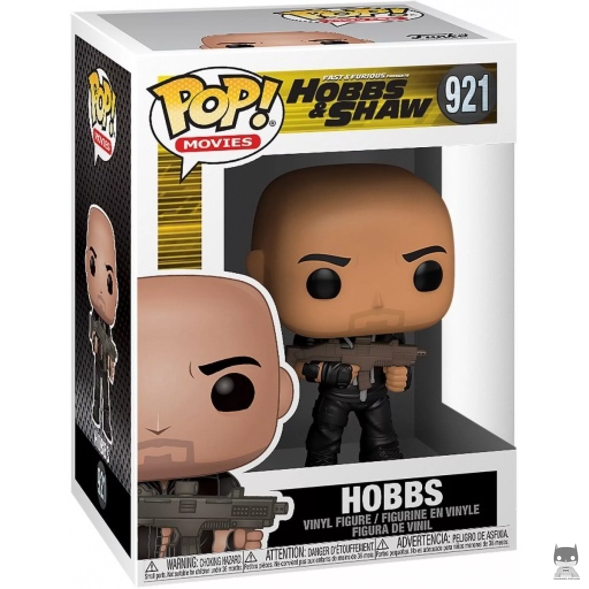 Hobbs Funko Pop! figure in its box