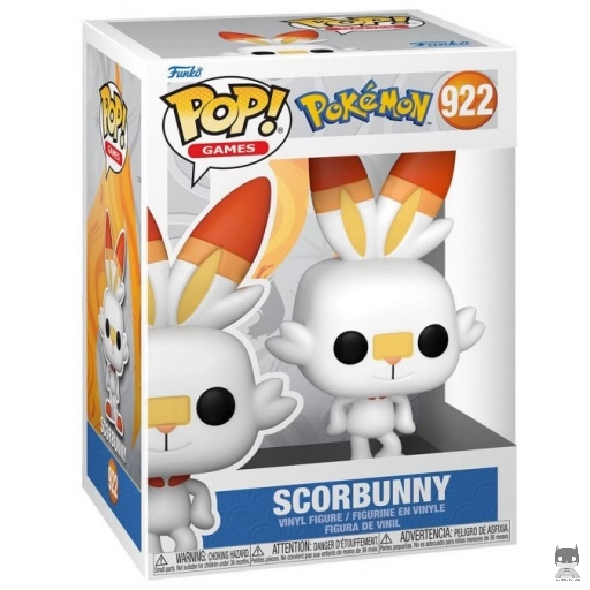 Scorbunny Funko Pop! figure in its box