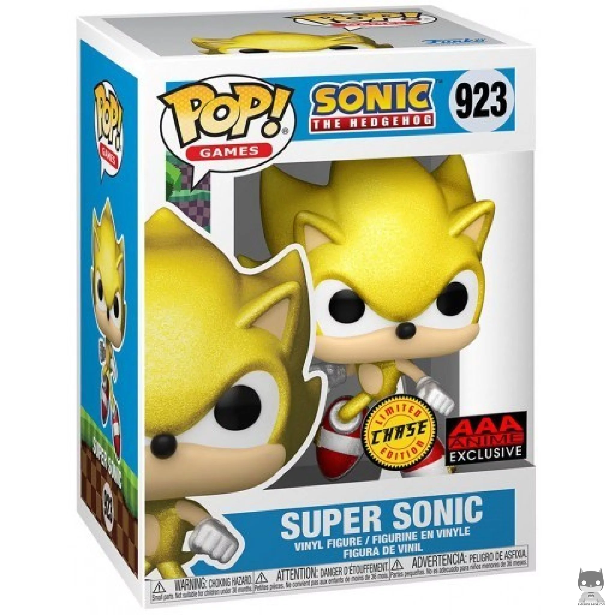 Super Sonic (Chase) Funko Pop! figure in its box
