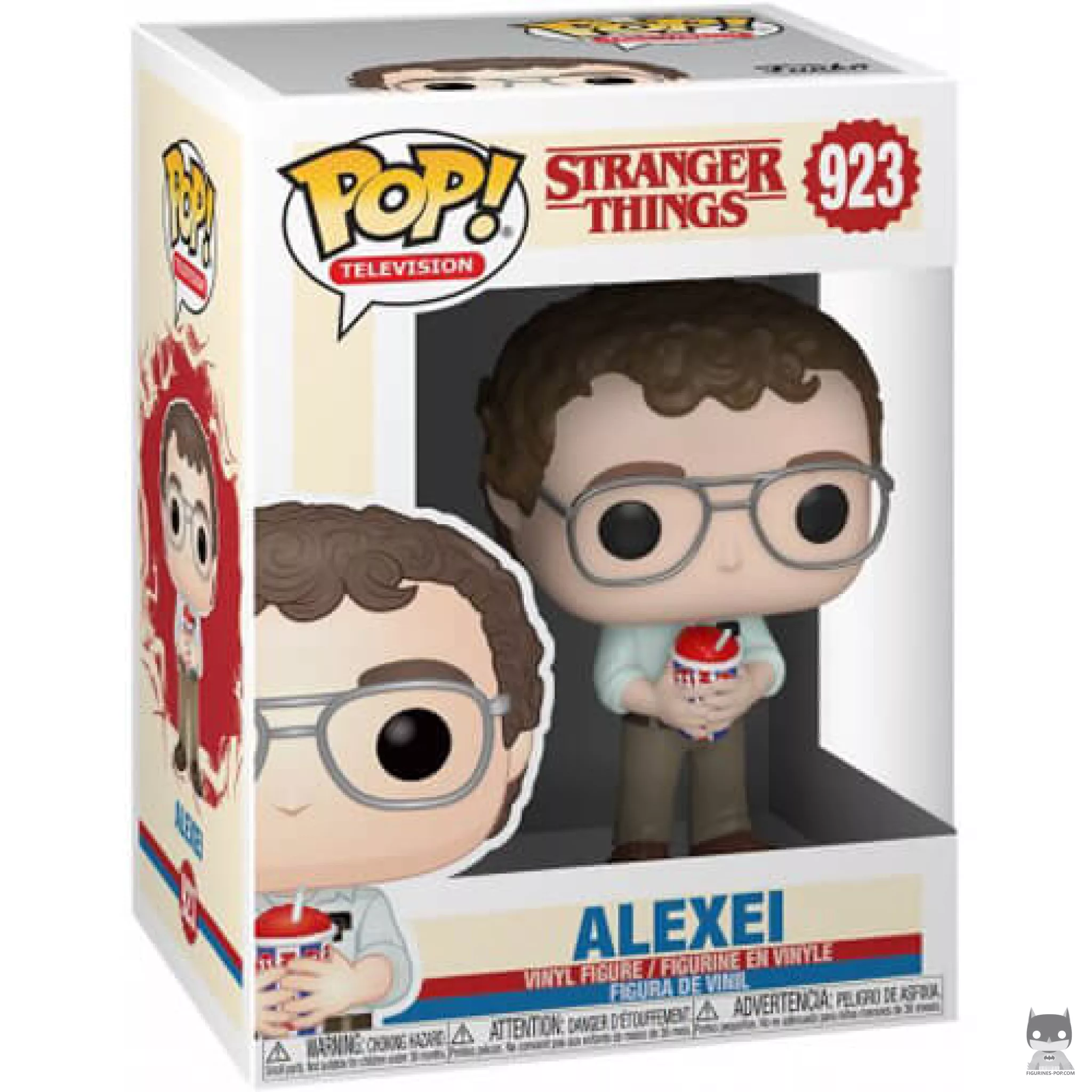 Alexei Funko Pop! figure in its box